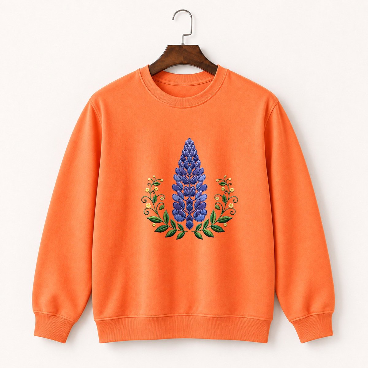 Lupine Flower Crewneck Sweatshirt 3