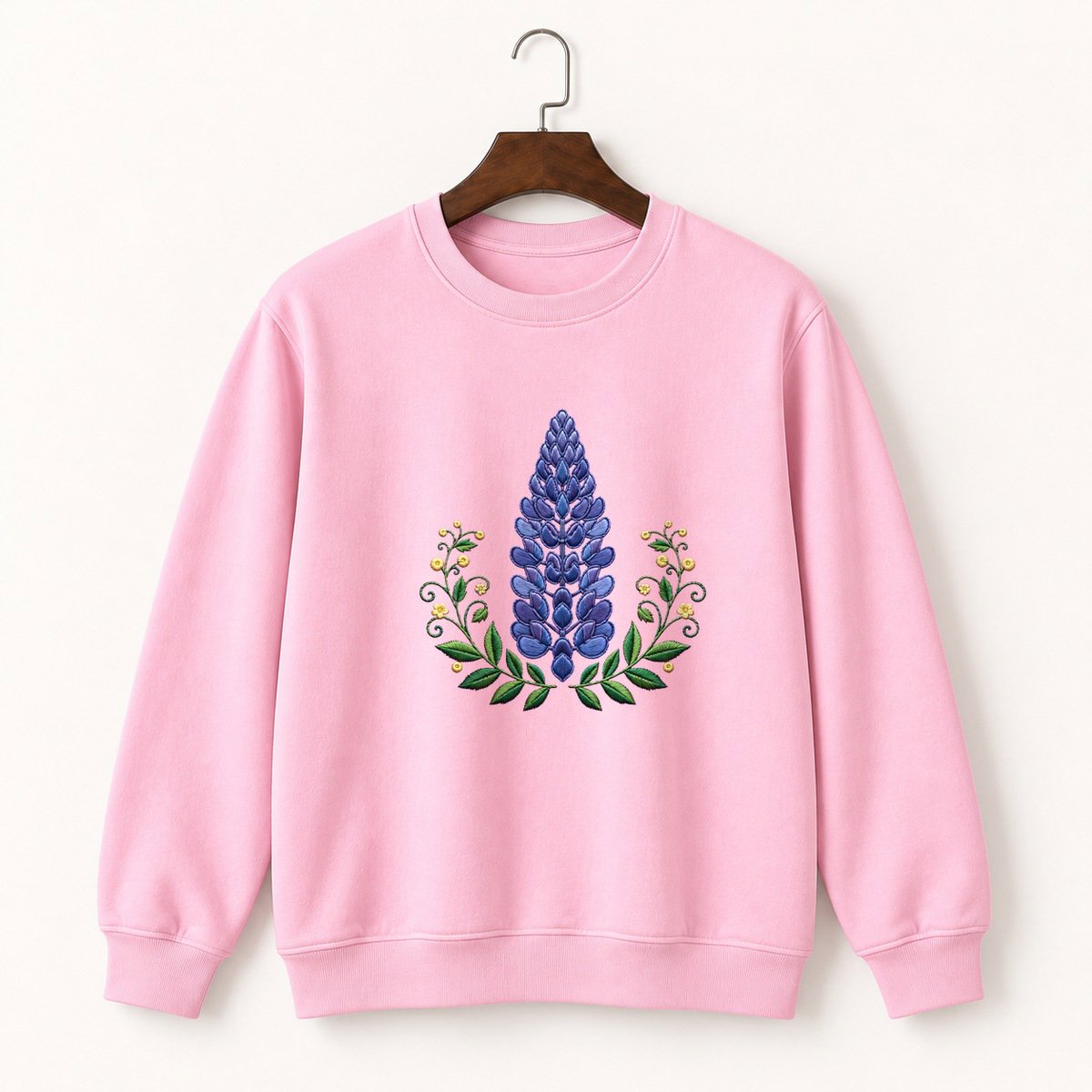 Lupine Flower Crewneck Sweatshirt 4