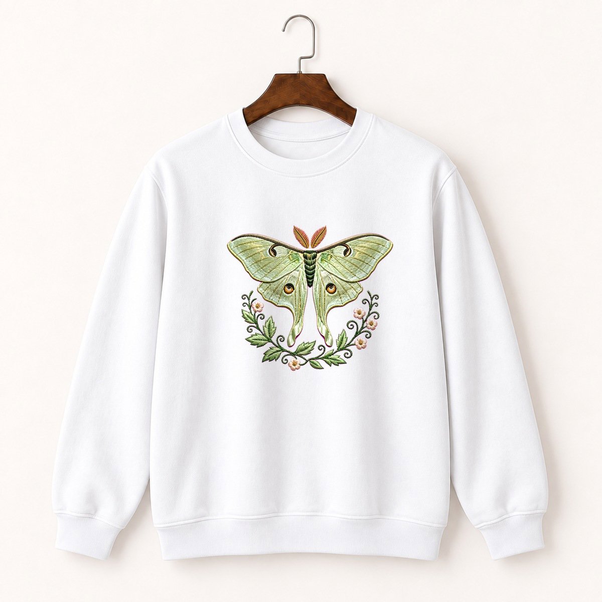 Luna Moth Crewneck Sweatshirt 5