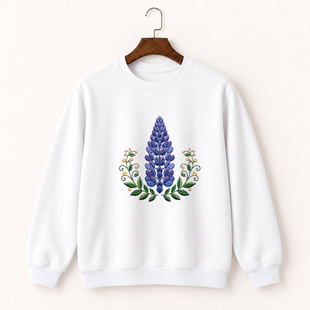 Lupine Flower Crewneck Sweatshirt 5