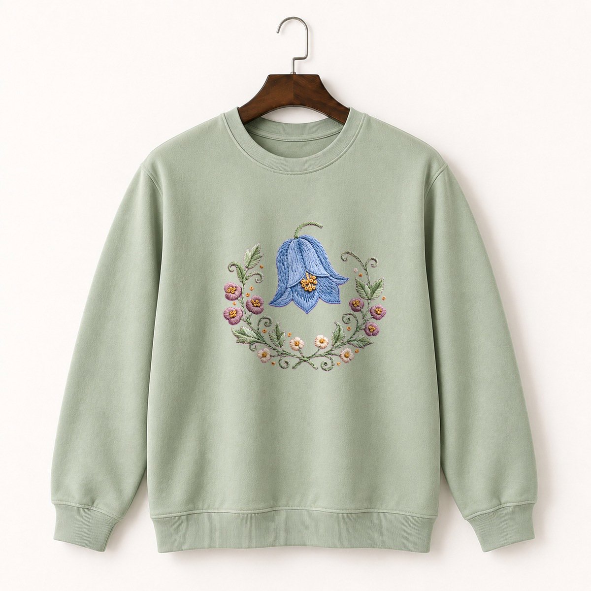 Harebell Flower Crewneck Sweatshirt 2