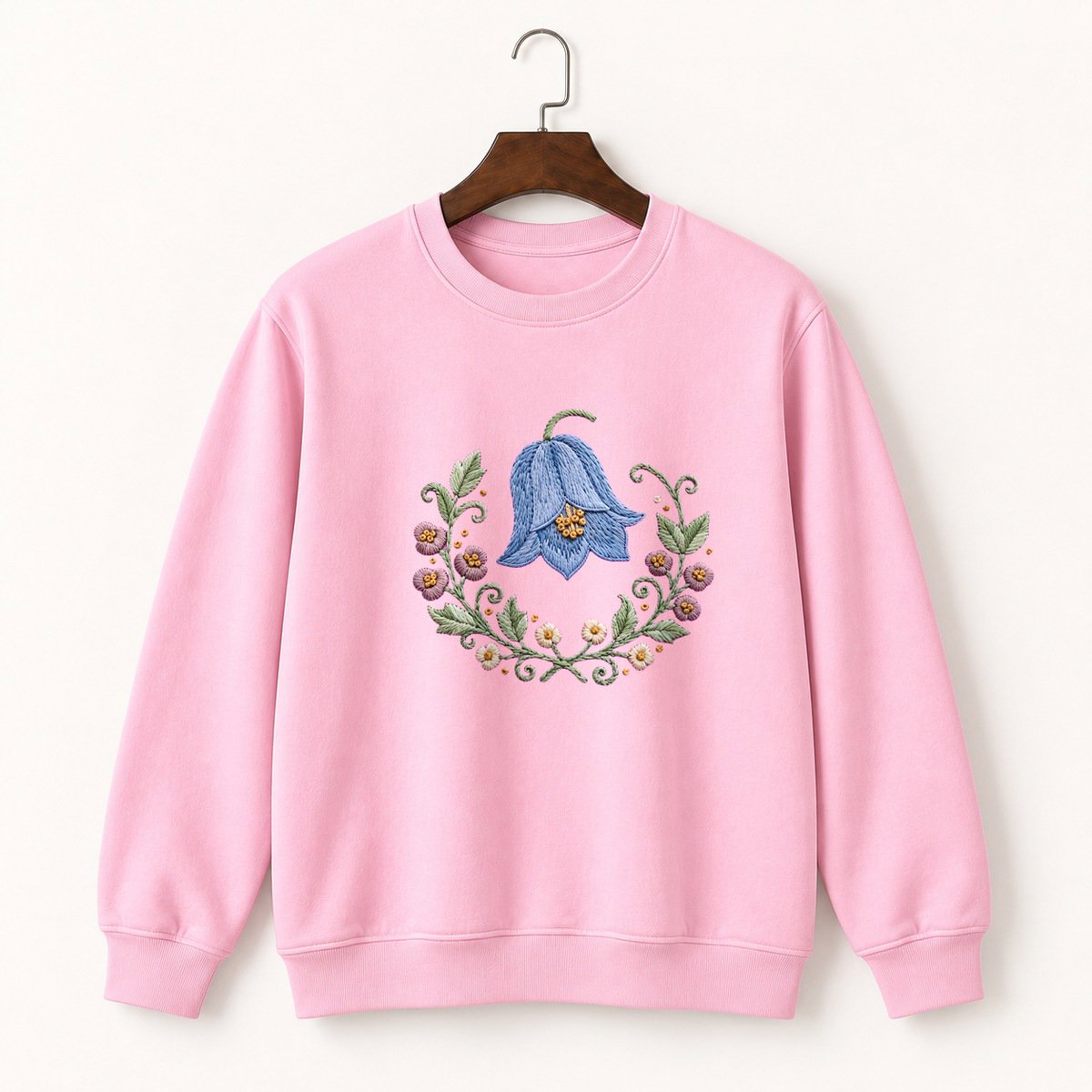 Harebell Flower Crewneck Sweatshirt 4