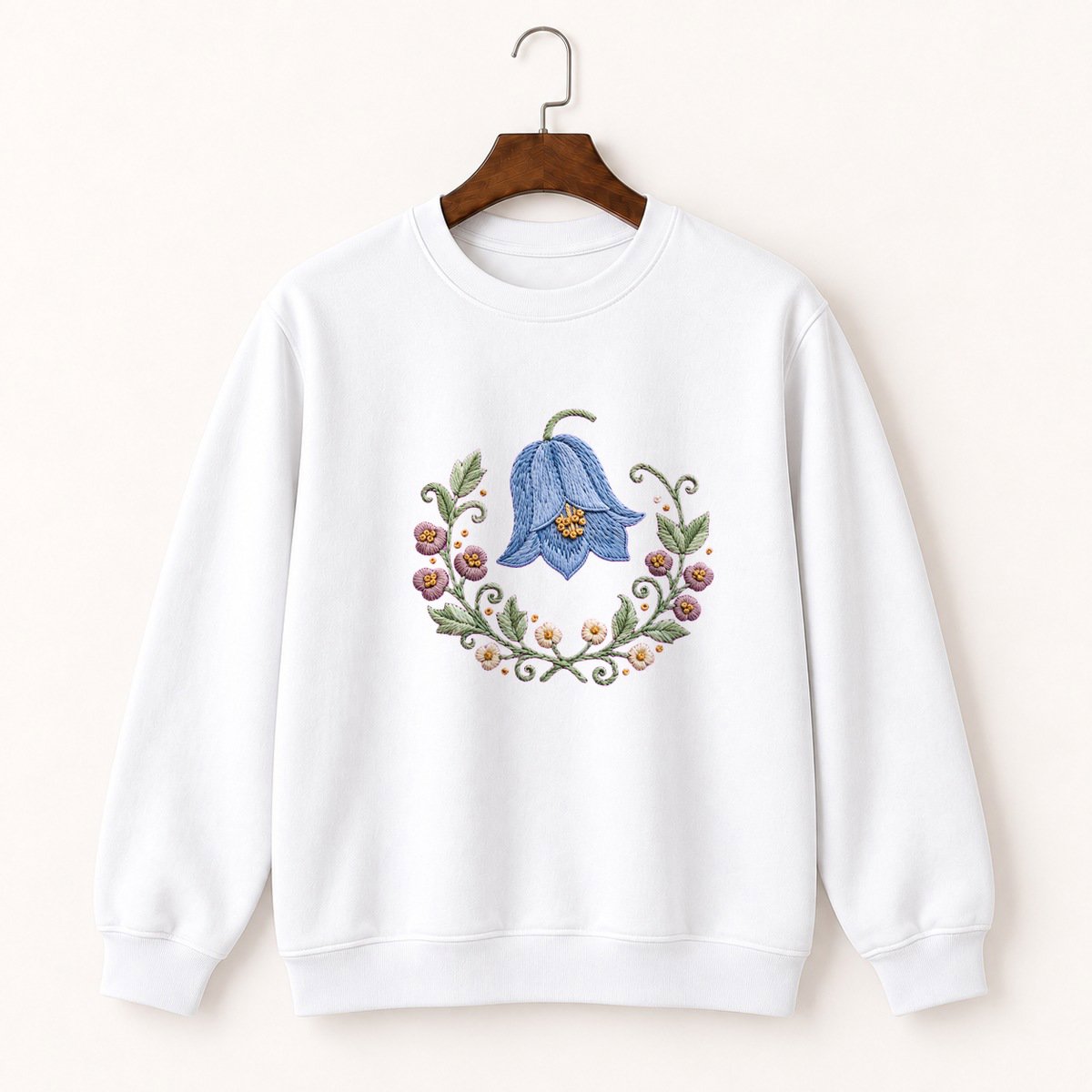 Harebell Flower Crewneck Sweatshirt 5
