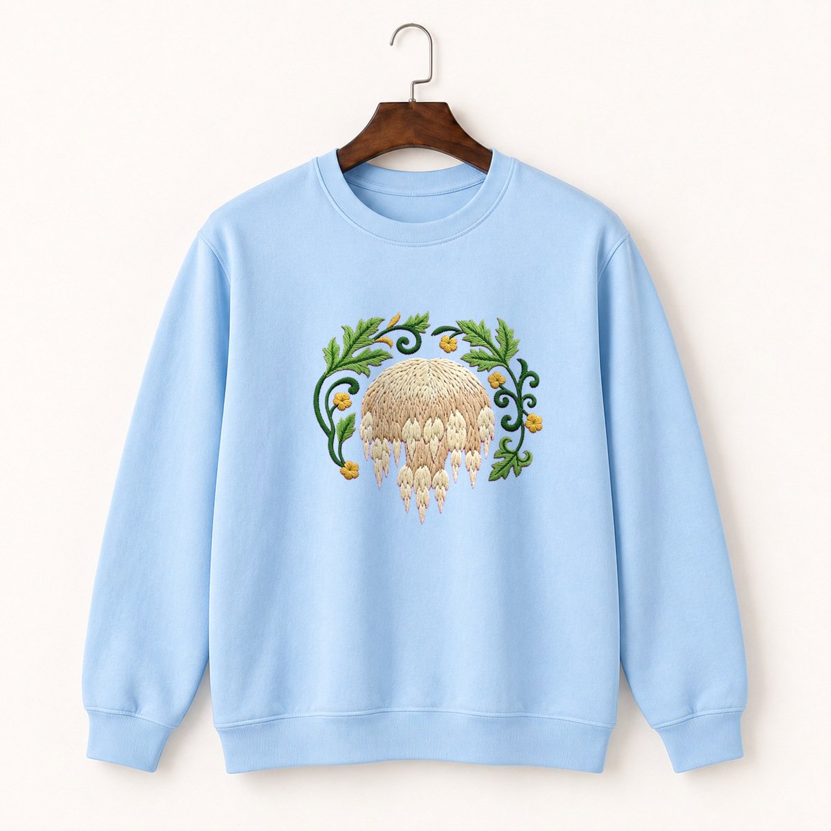 Lion's Mane Mushroom Crewneck Sweatshirt 1