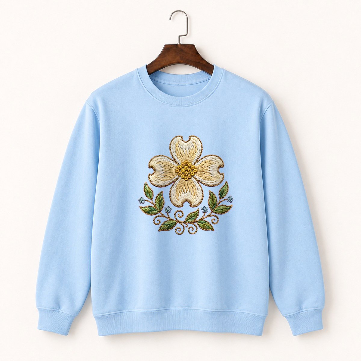 Dogwood Blossom Crewneck Sweatshirt 1