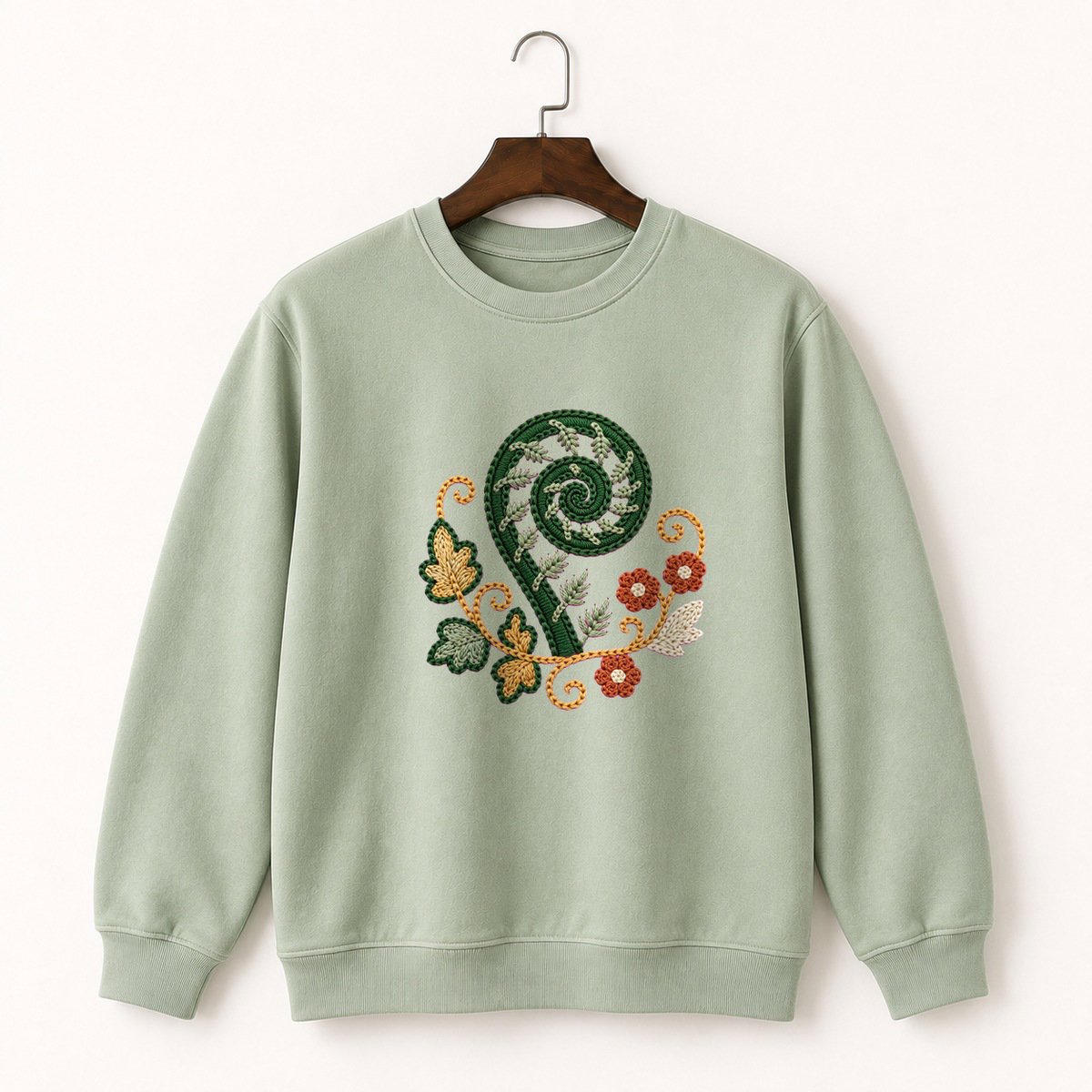 Fiddlehead Fern Crewneck Sweatshirt 2