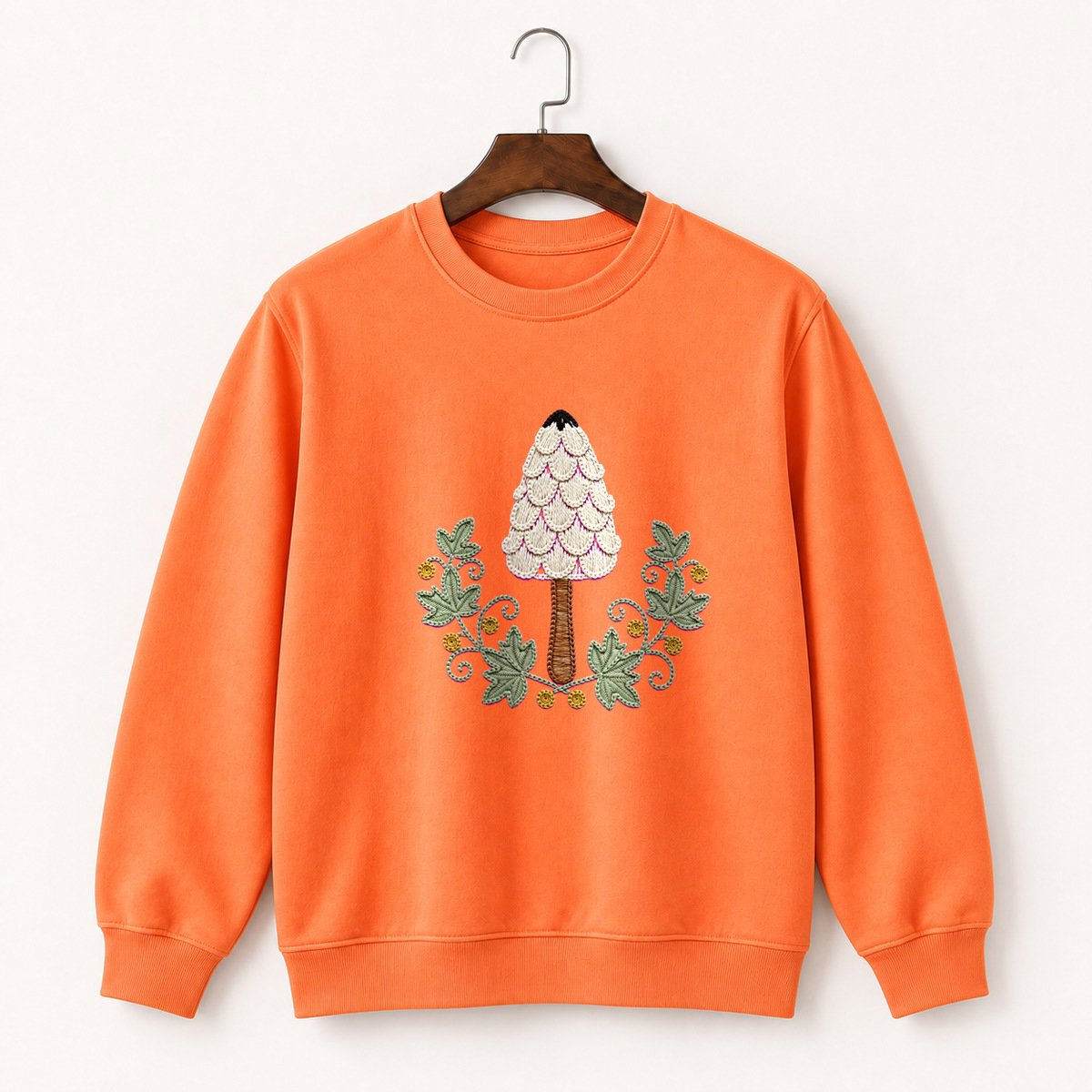 Shaggy Mane Mushroom Crewneck Sweatshirt 3