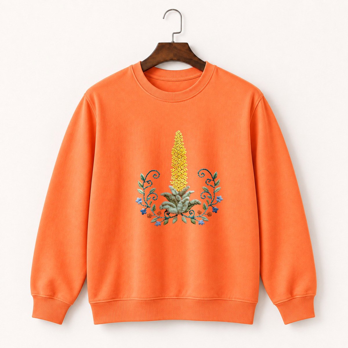 Mullein Flower Crewneck Sweatshirt 3
