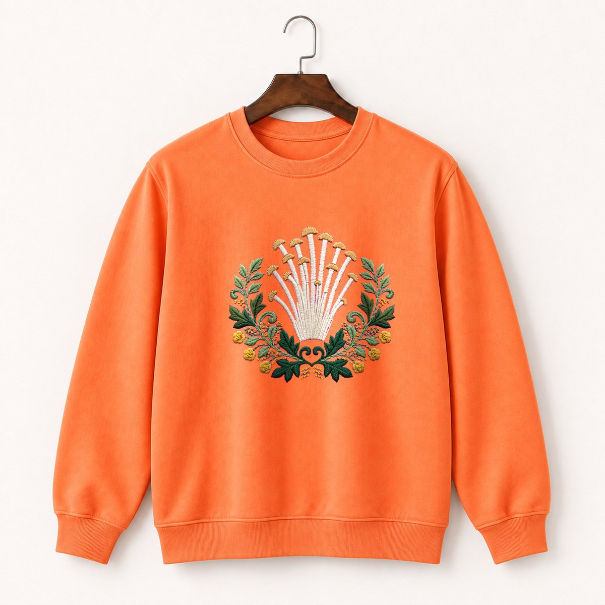 Enoki Mushroom Crewneck Sweatshirt 3