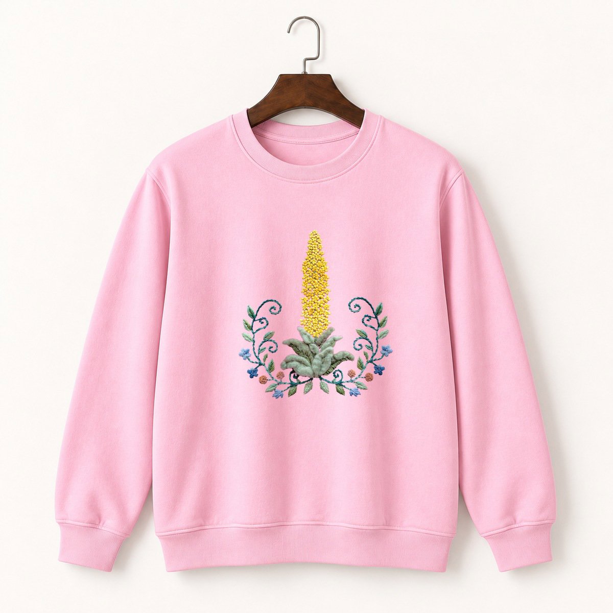 Mullein Flower Crewneck Sweatshirt 4