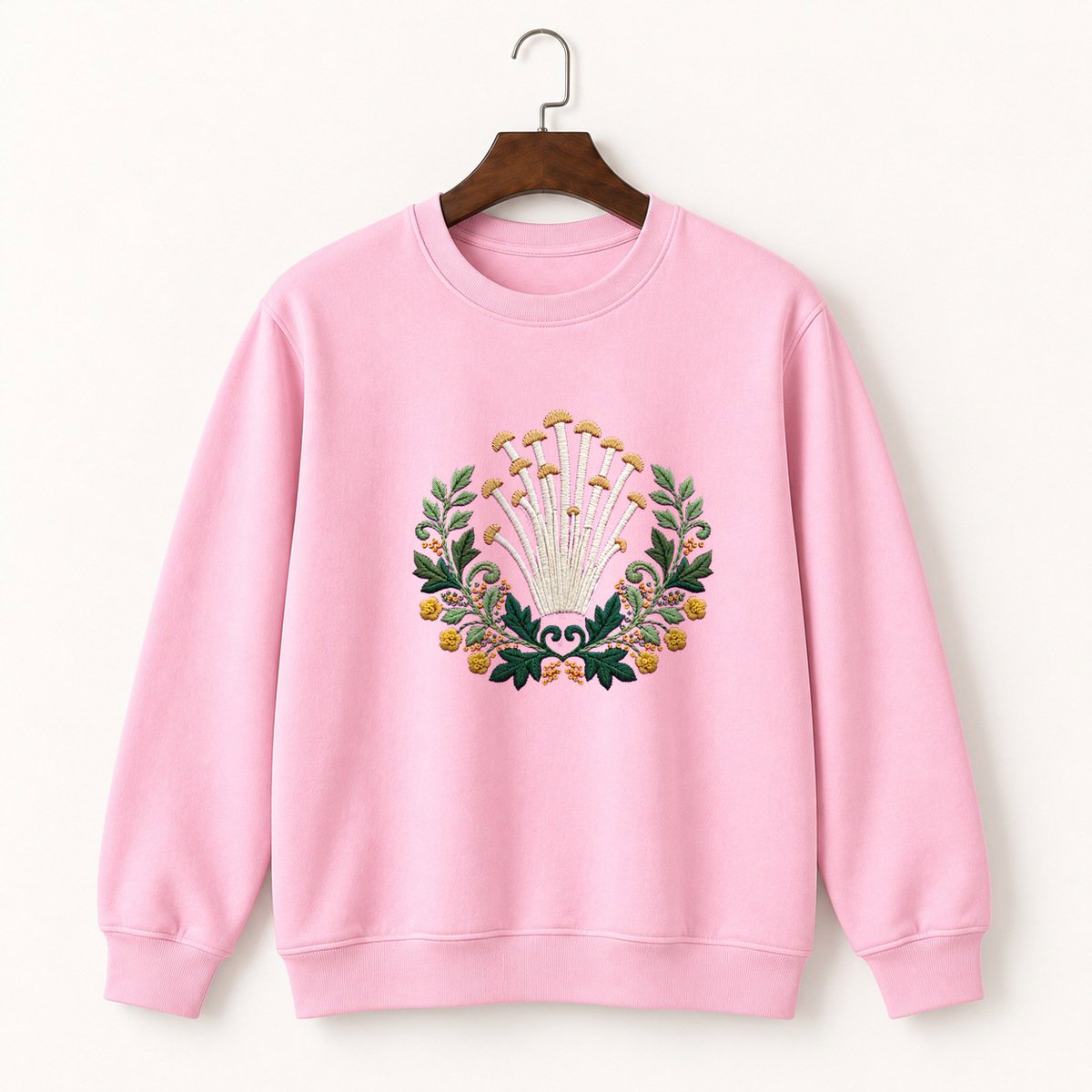 Enoki Mushroom Crewneck Sweatshirt 4