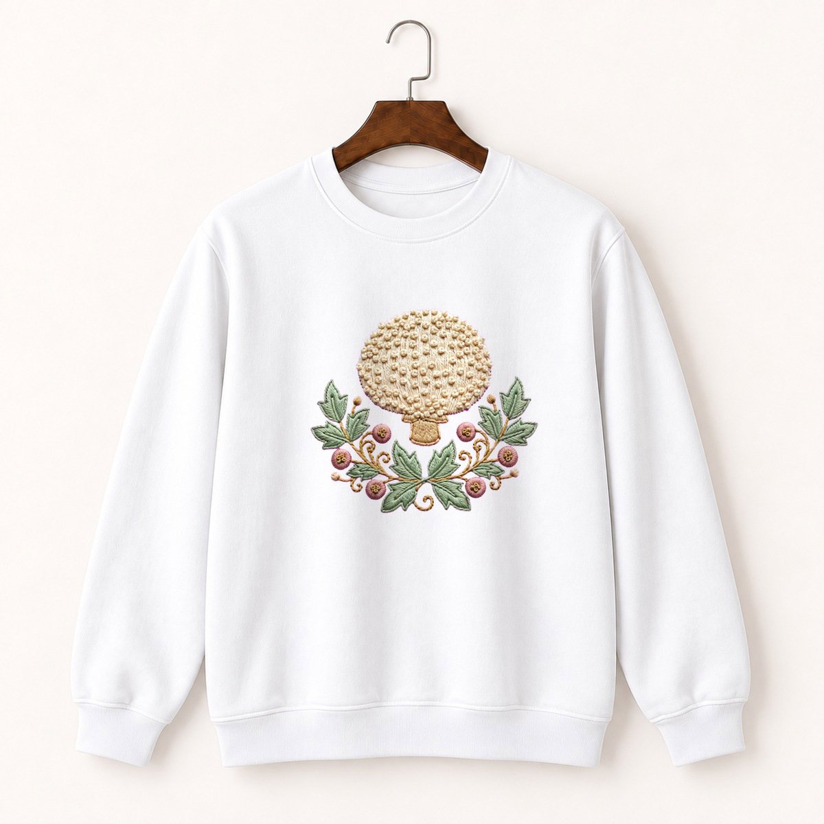 Puffball Mushroom Crewneck Sweatshirt 5