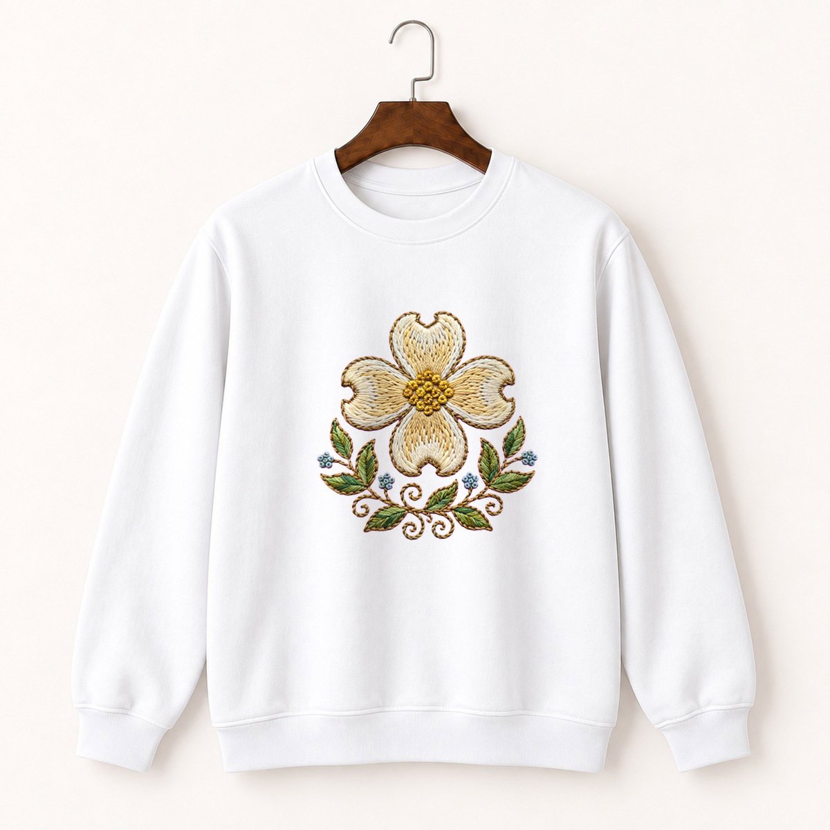 Dogwood Blossom Crewneck Sweatshirt 5
