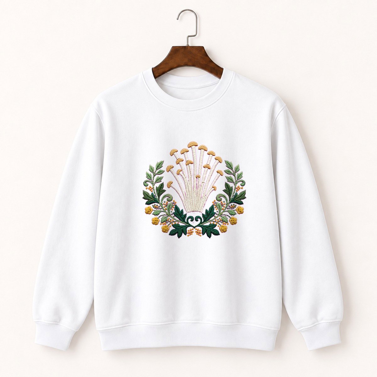 Enoki Mushroom Crewneck Sweatshirt 5