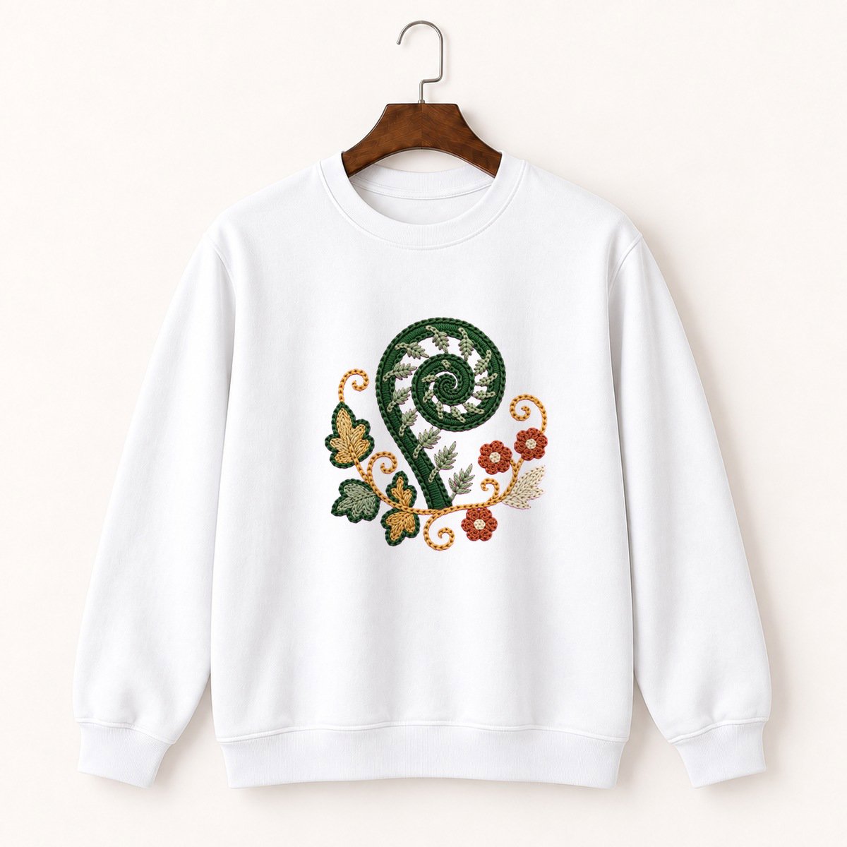 Fiddlehead Fern Crewneck Sweatshirt 5