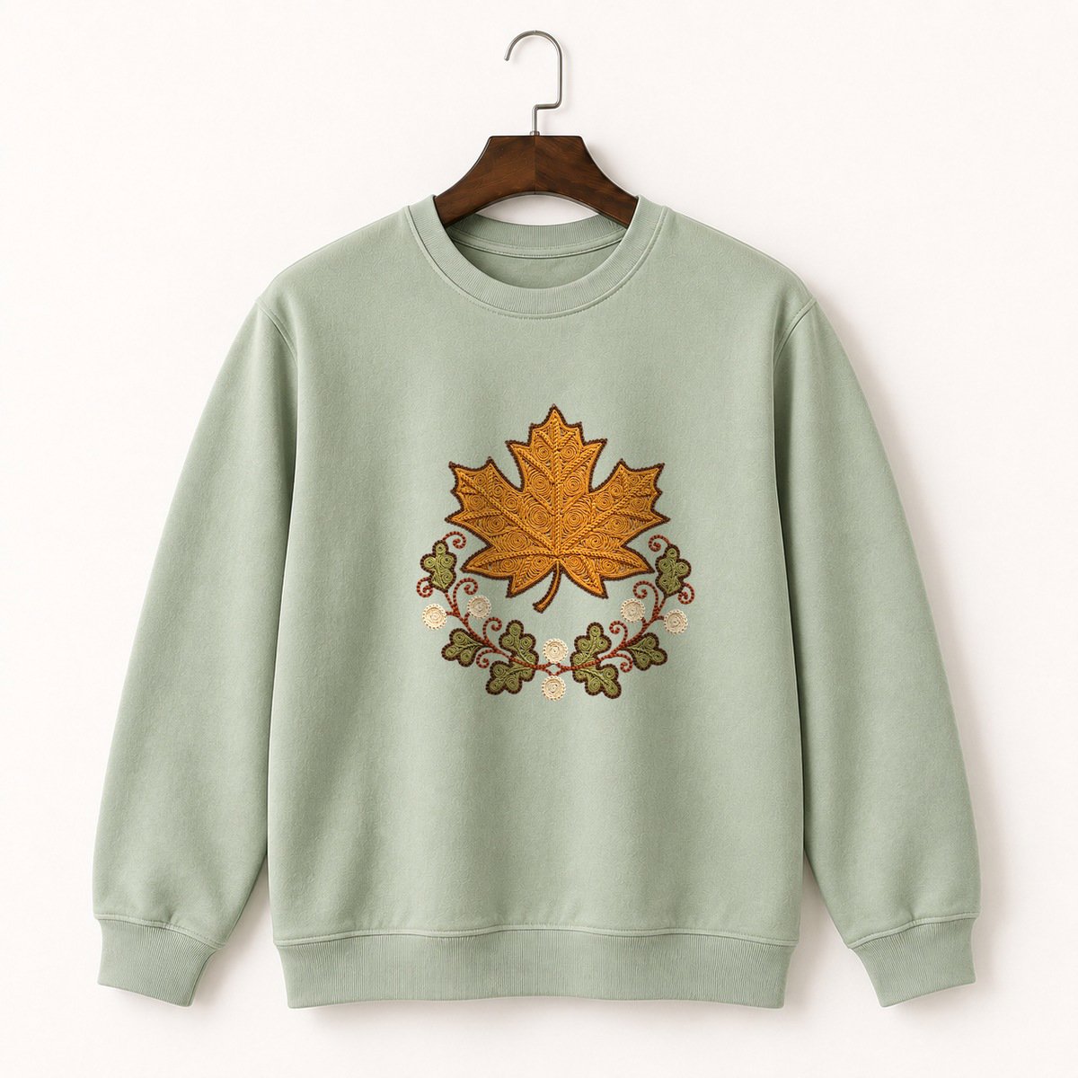 Maple Leaf Crewneck Sweatshirt 2
