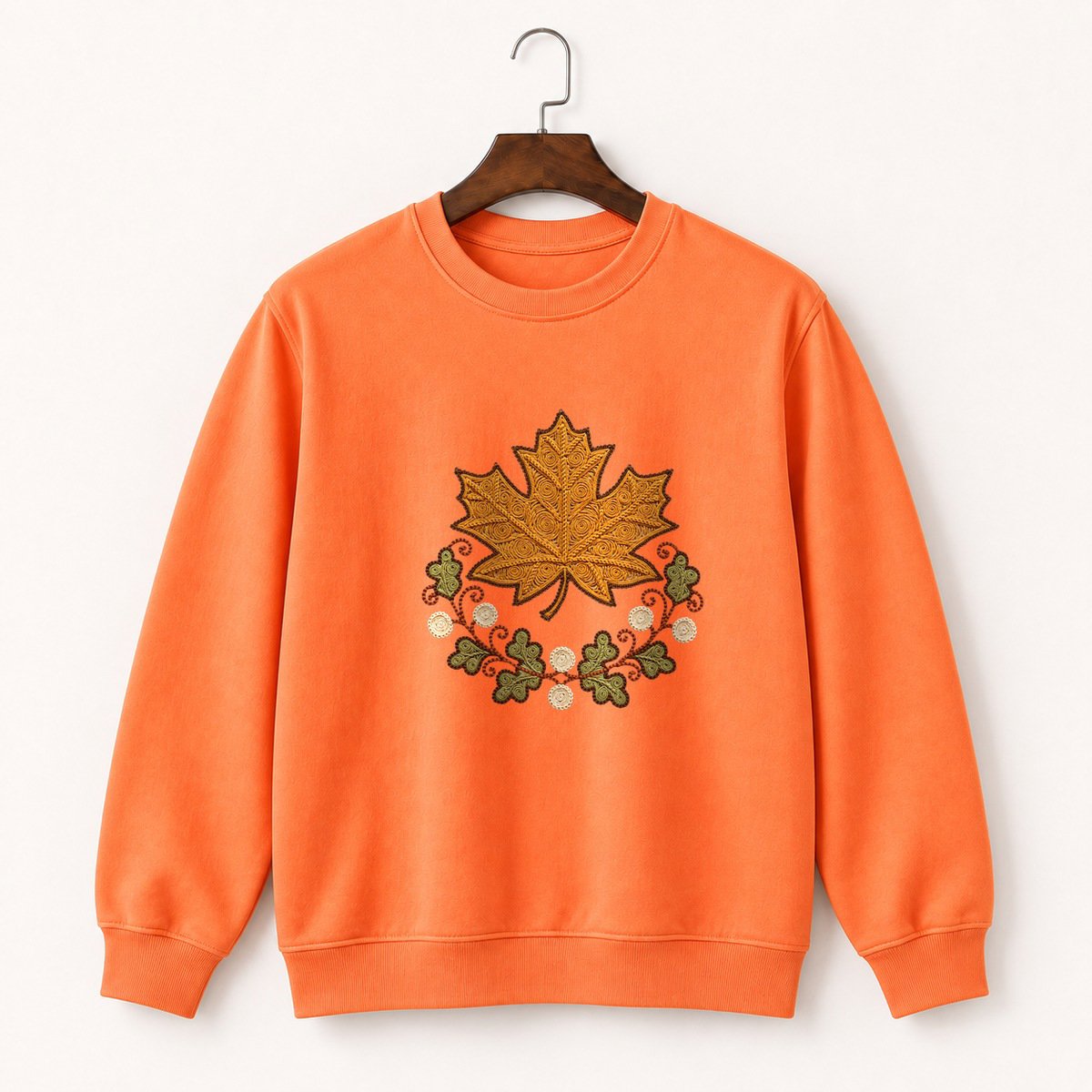 Maple Leaf Crewneck Sweatshirt 3