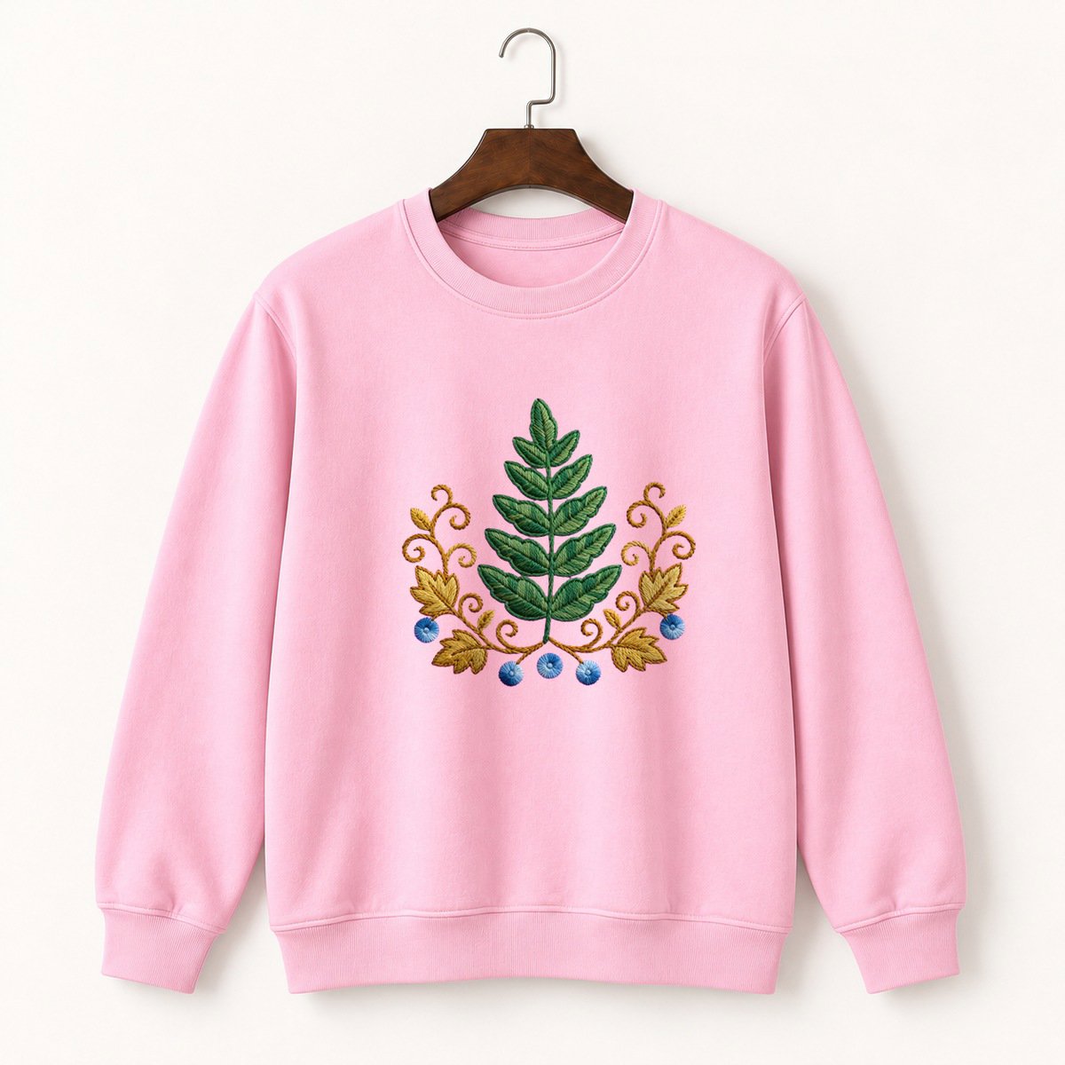 Fern Frond Crewneck Sweatshirt 4