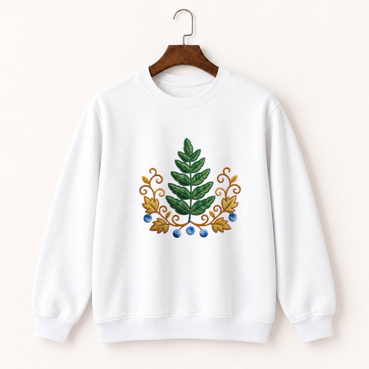 Fern Frond Crewneck Sweatshirt 5