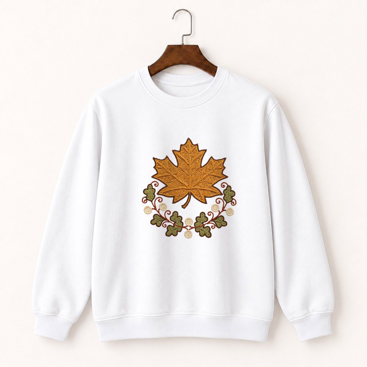 Maple Leaf Crewneck Sweatshirt 5