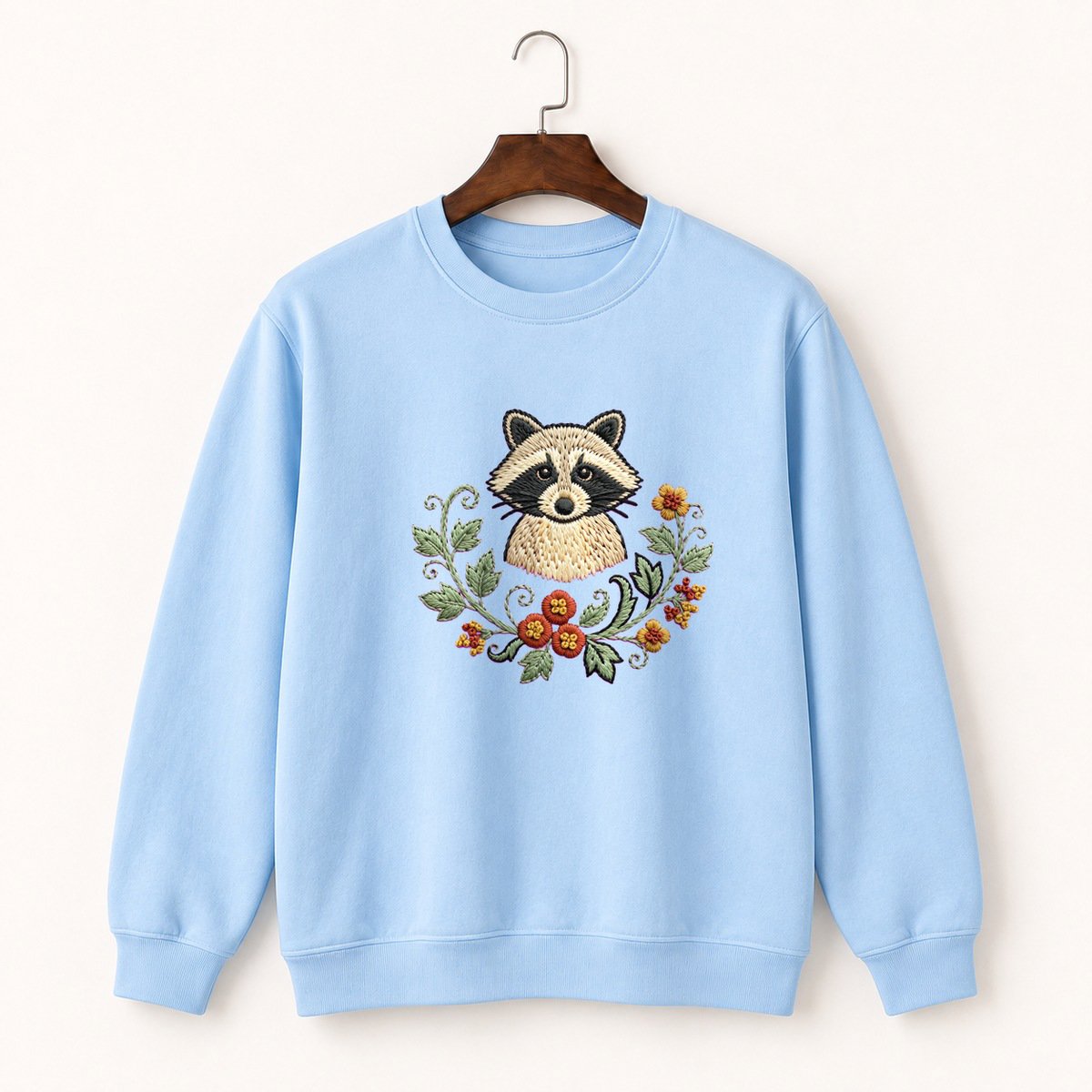 Raccoon Crewneck Sweatshirt 1