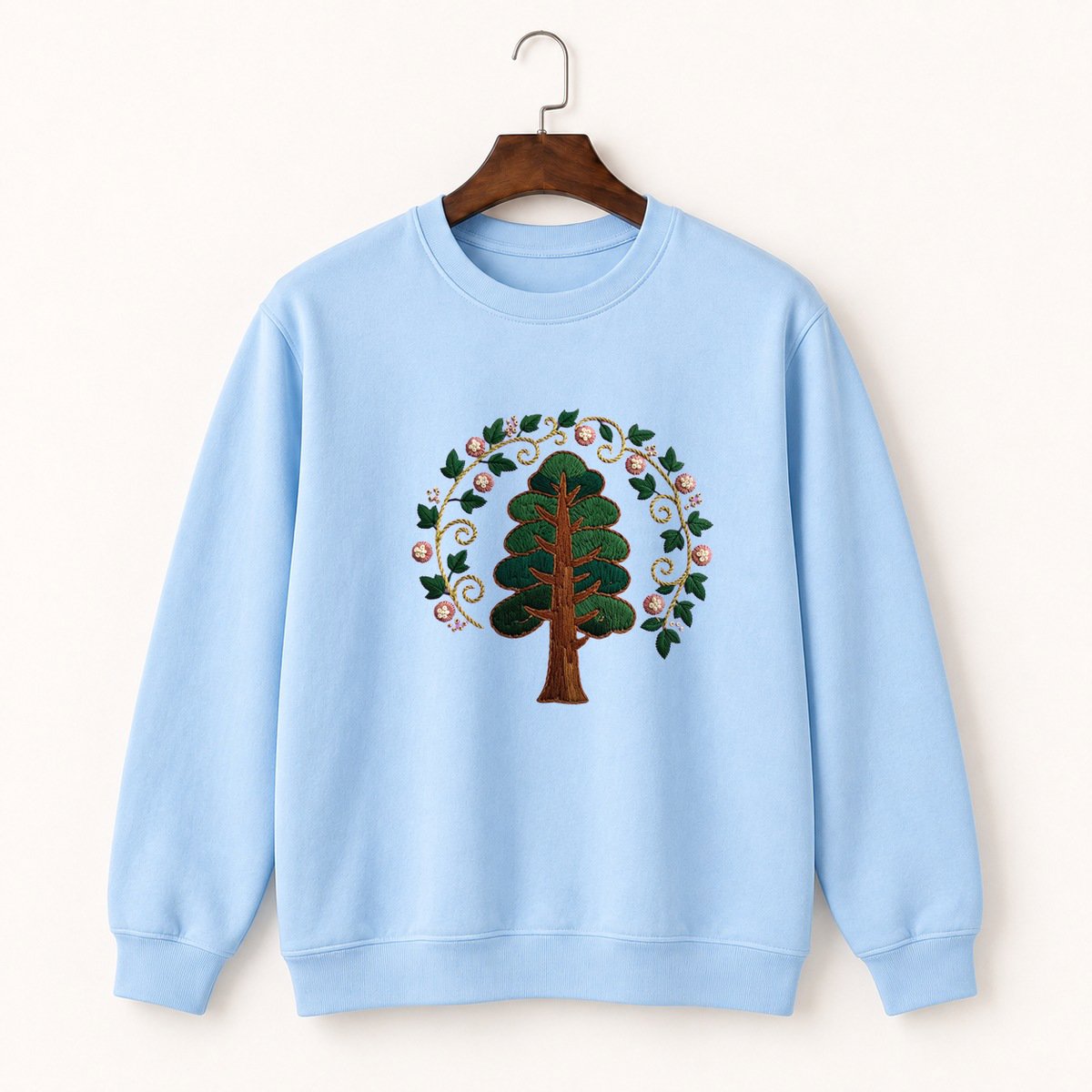 Redwood Tree Crewneck Sweatshirt 1
