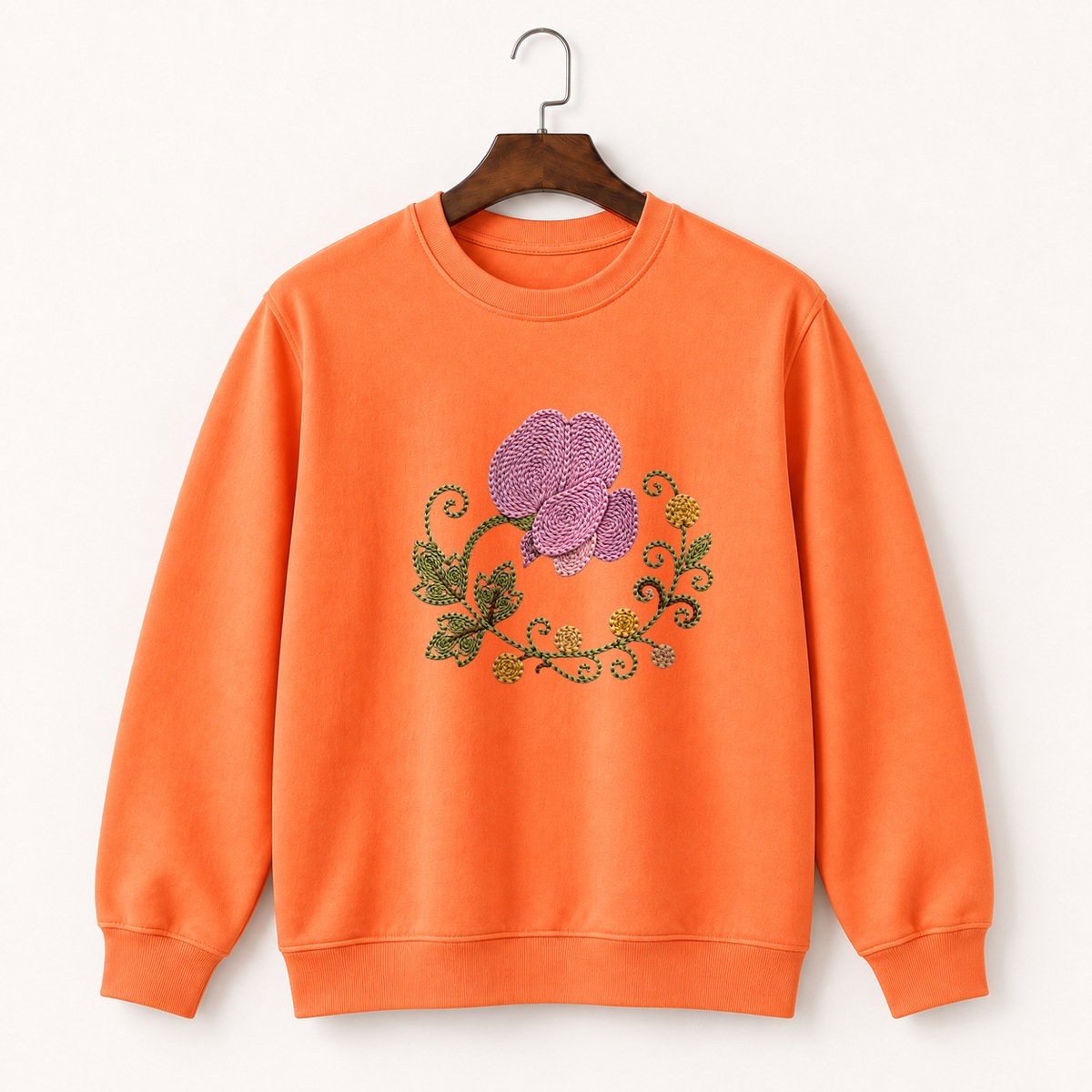 Sweet Pea Flower Crewneck Sweatshirt 3