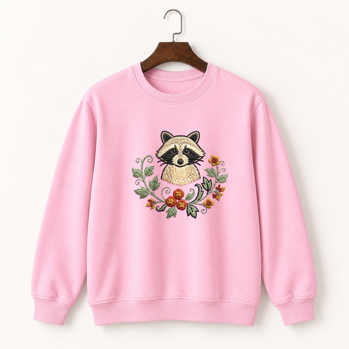 Raccoon Crewneck Sweatshirt 4