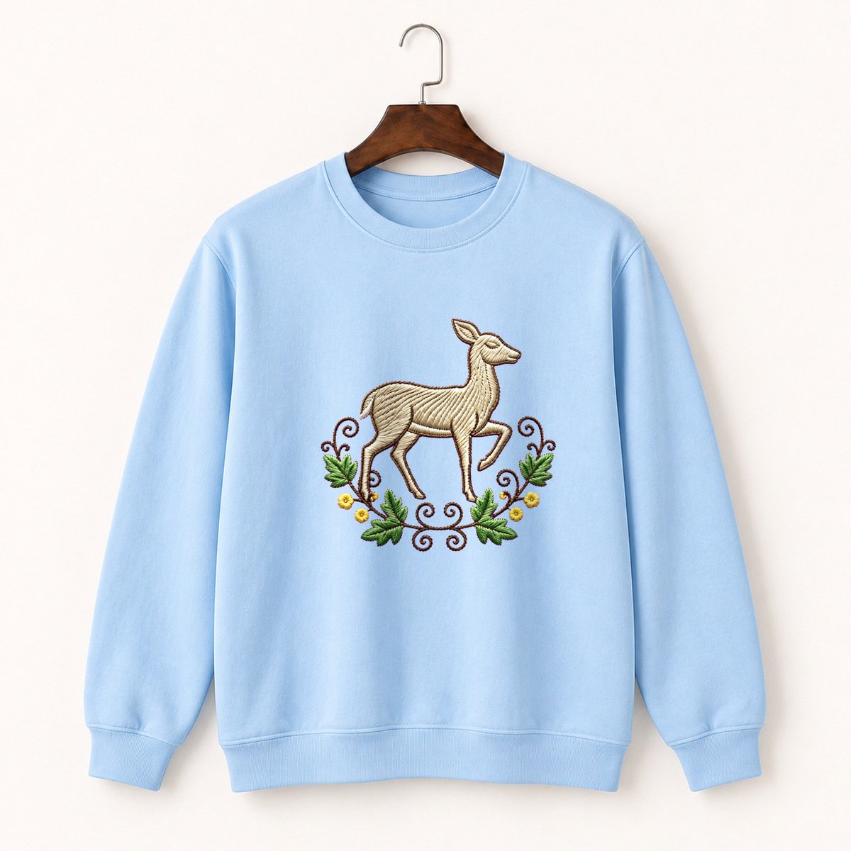 White-Tailed Deer Crewneck Sweatshirt 1