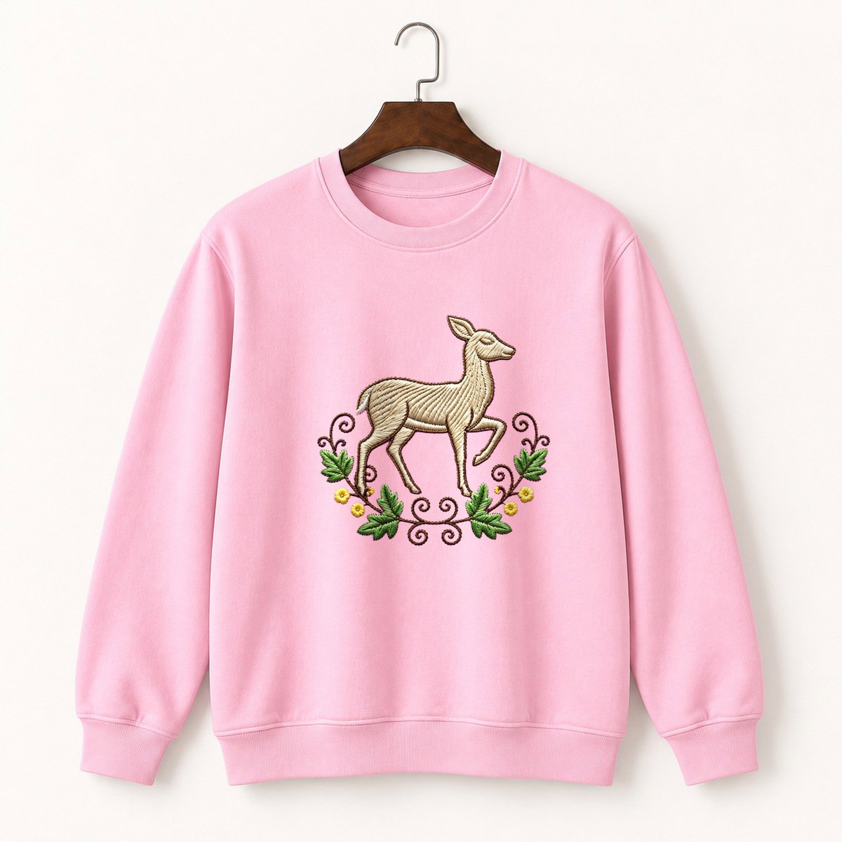 White-Tailed Deer Crewneck Sweatshirt 4