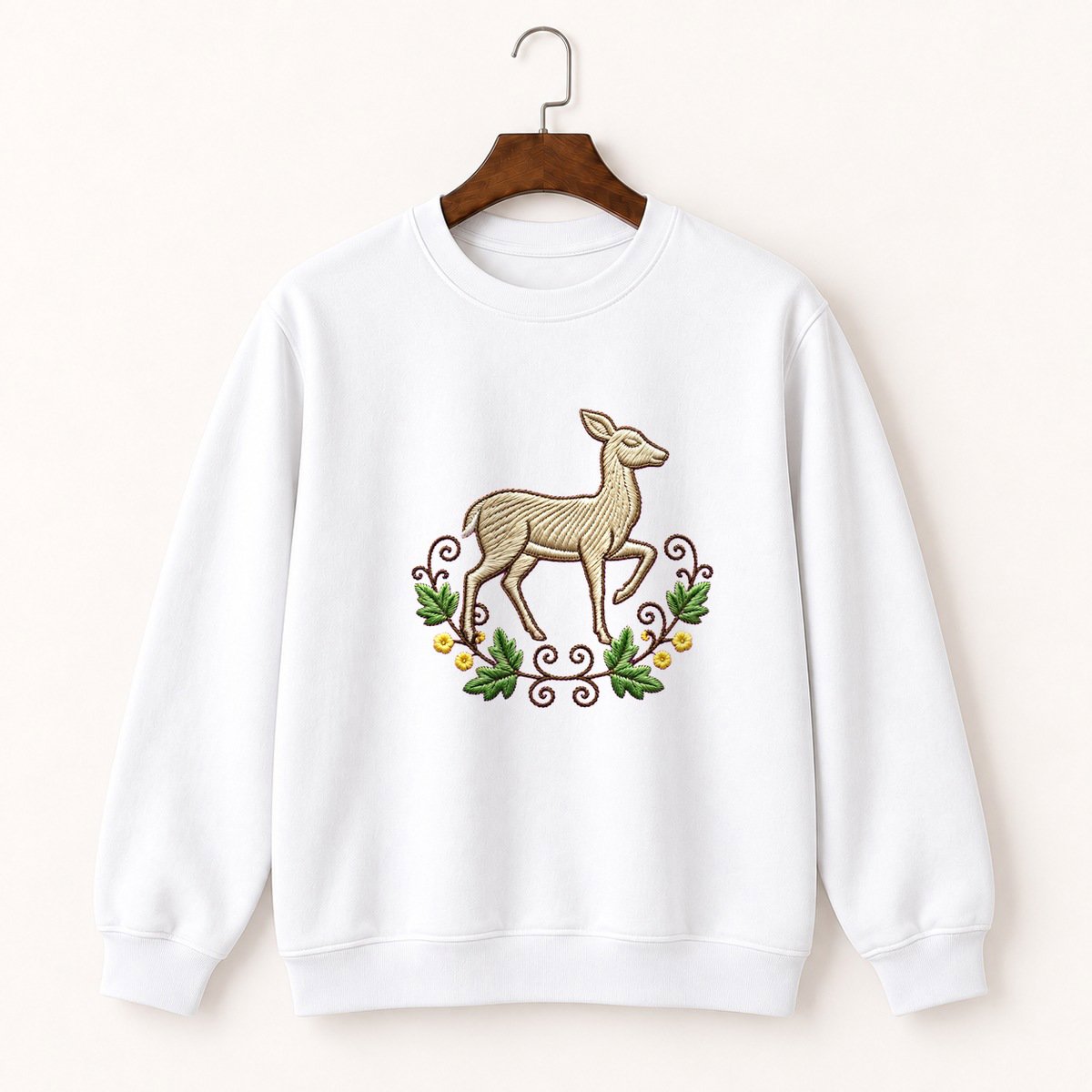 White-Tailed Deer Crewneck Sweatshirt 5