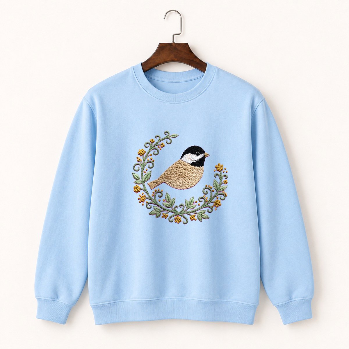 Black-Capped Chickadee Crewneck Sweatshirt 1