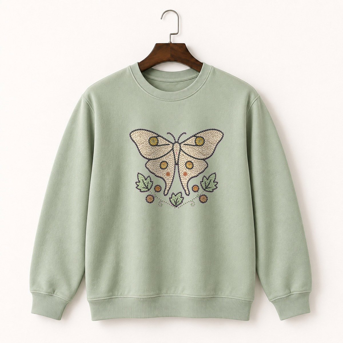 Luna Moth Crewneck Sweatshirt 2