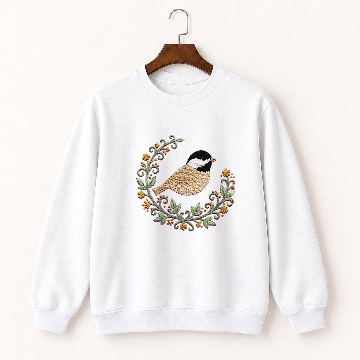 Black-Capped Chickadee Crewneck Sweatshirt 5
