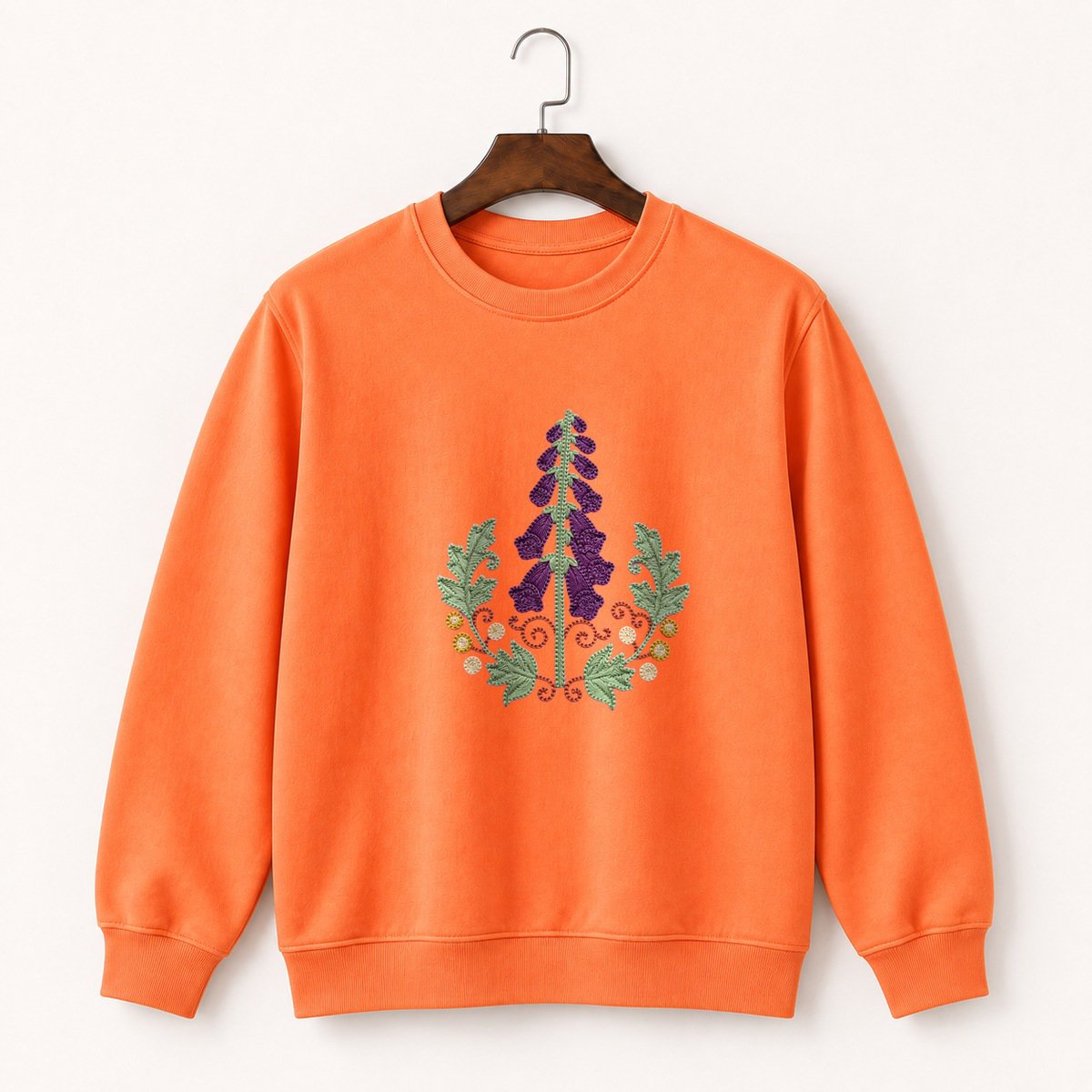 Foxglove Flower Crewneck Sweatshirt 3