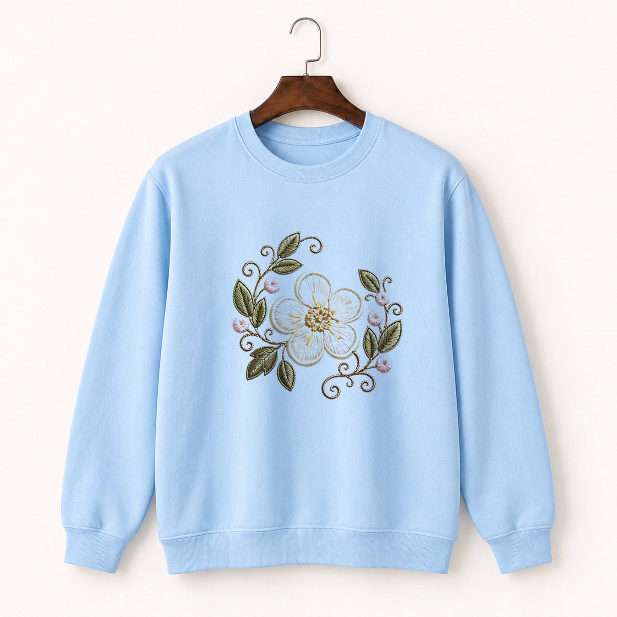 Hawthorn Blossom Crewneck Sweatshirt 1