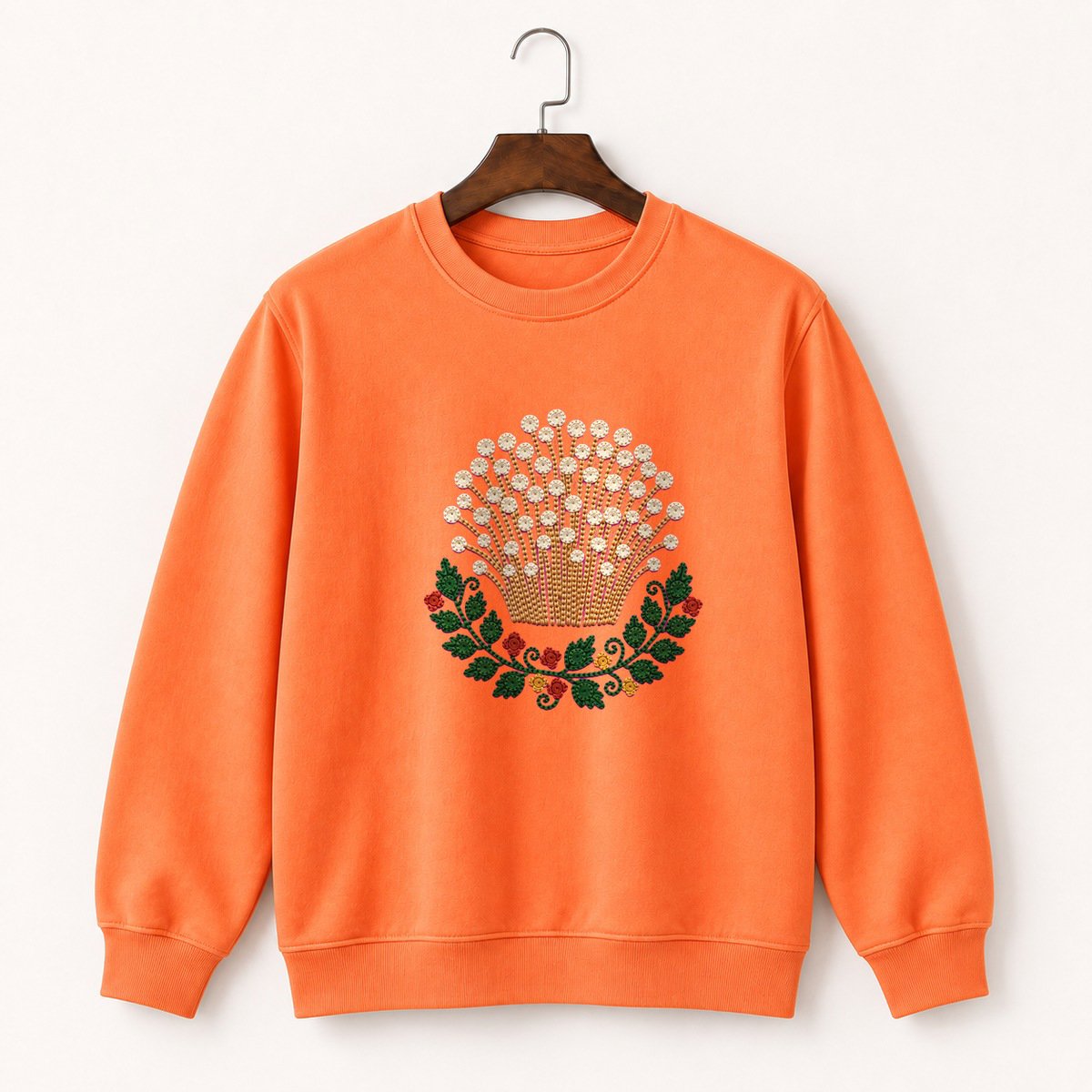 Enoki Mushroom Crewneck Sweatshirt 3