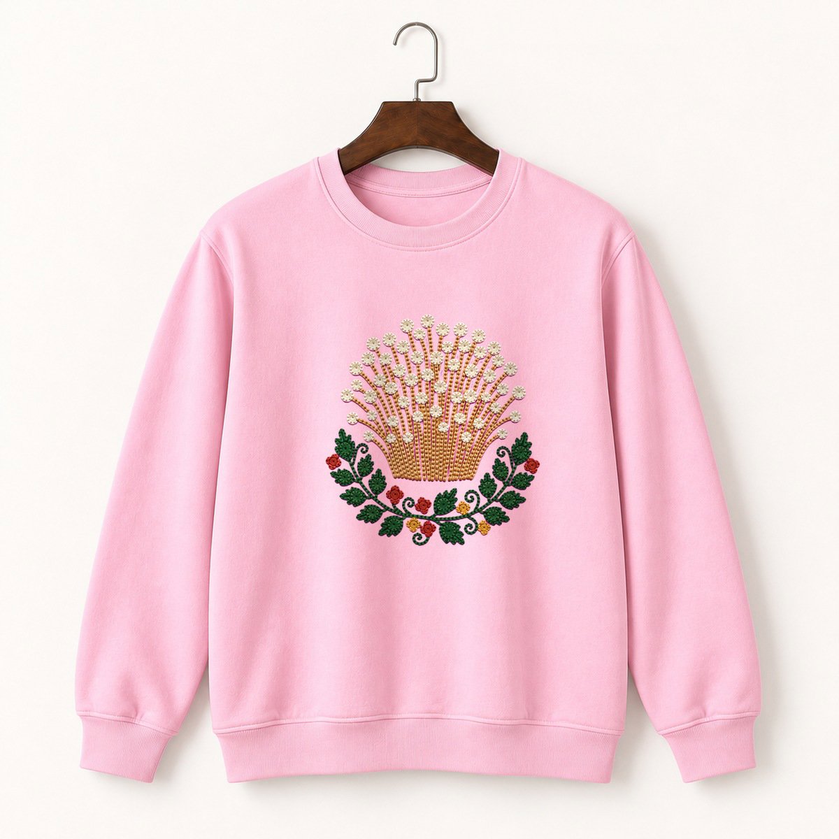 Enoki Mushroom Crewneck Sweatshirt 4