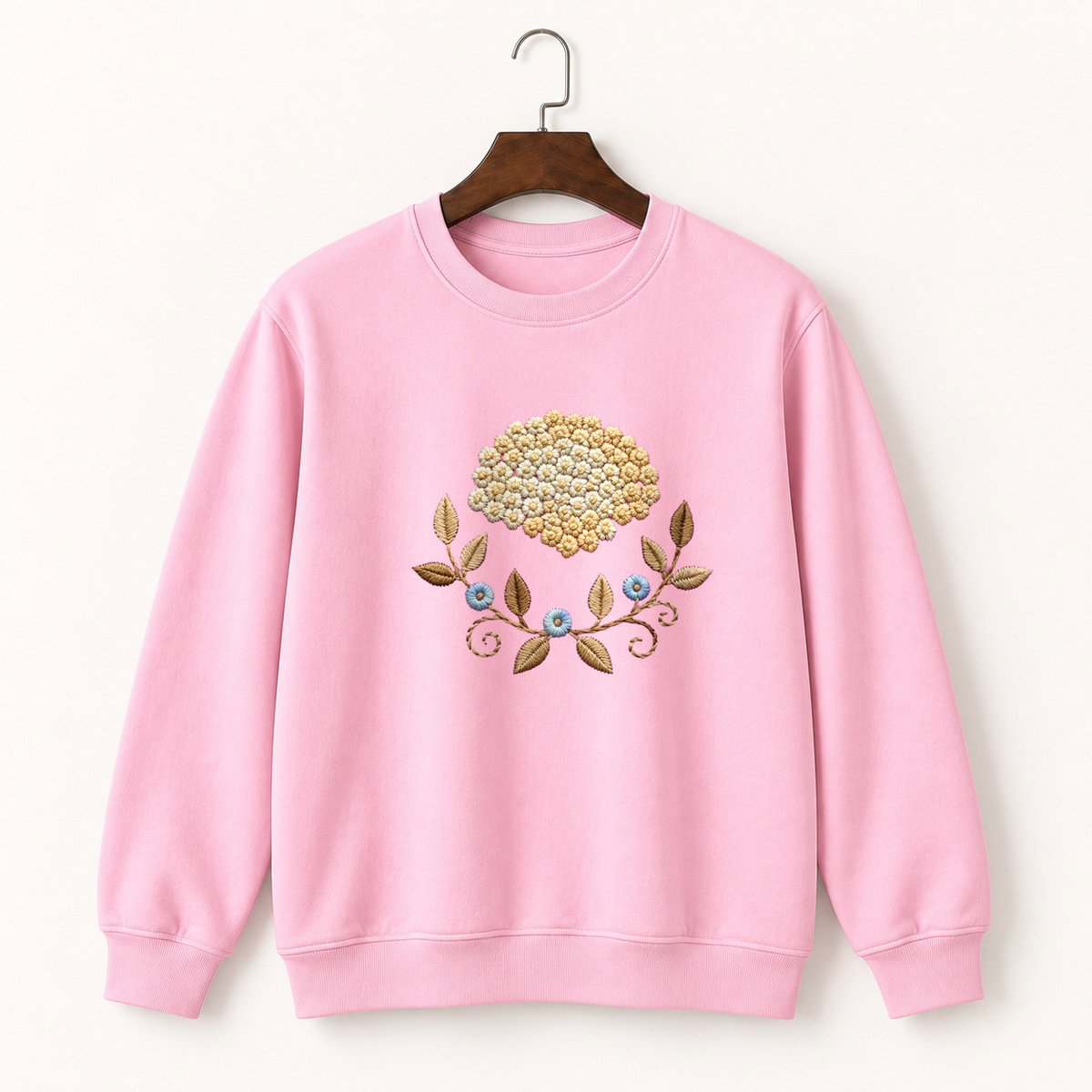 Yarrow Flower Crewneck Sweatshirt 4
