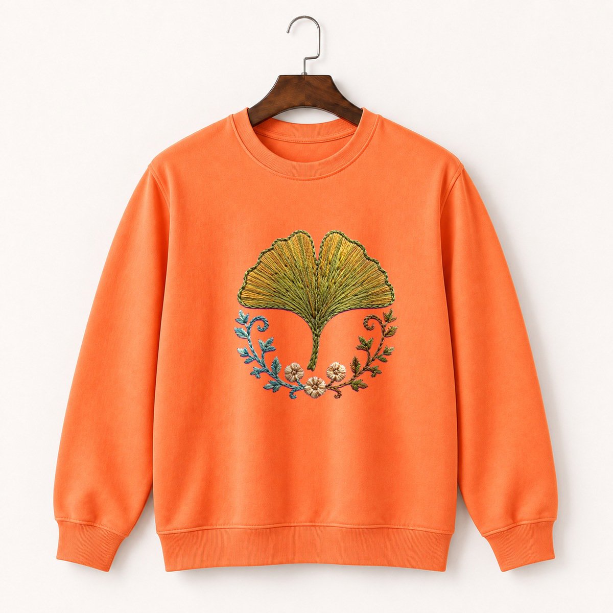 Ginkgo Leaf Crewneck Sweatshirt 3
