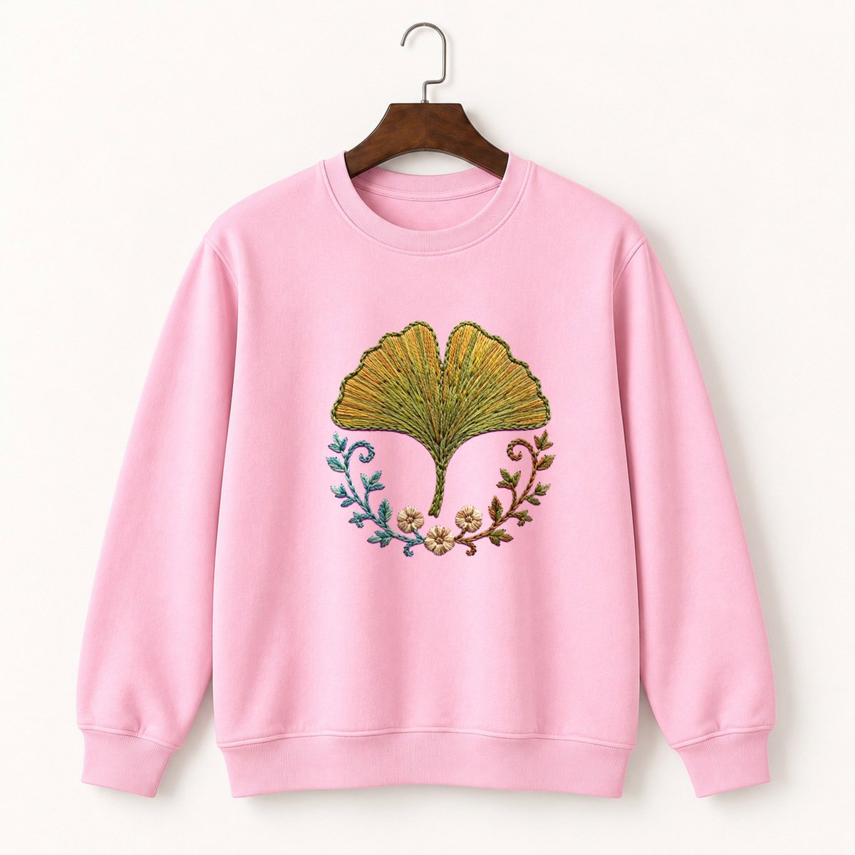 Ginkgo Leaf Crewneck Sweatshirt 4