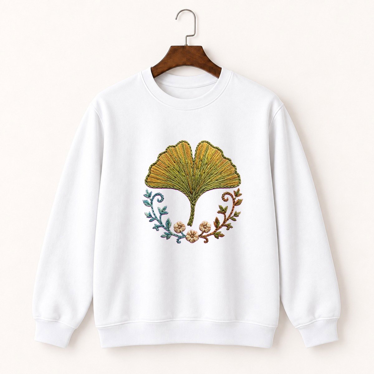 Ginkgo Leaf Crewneck Sweatshirt 5