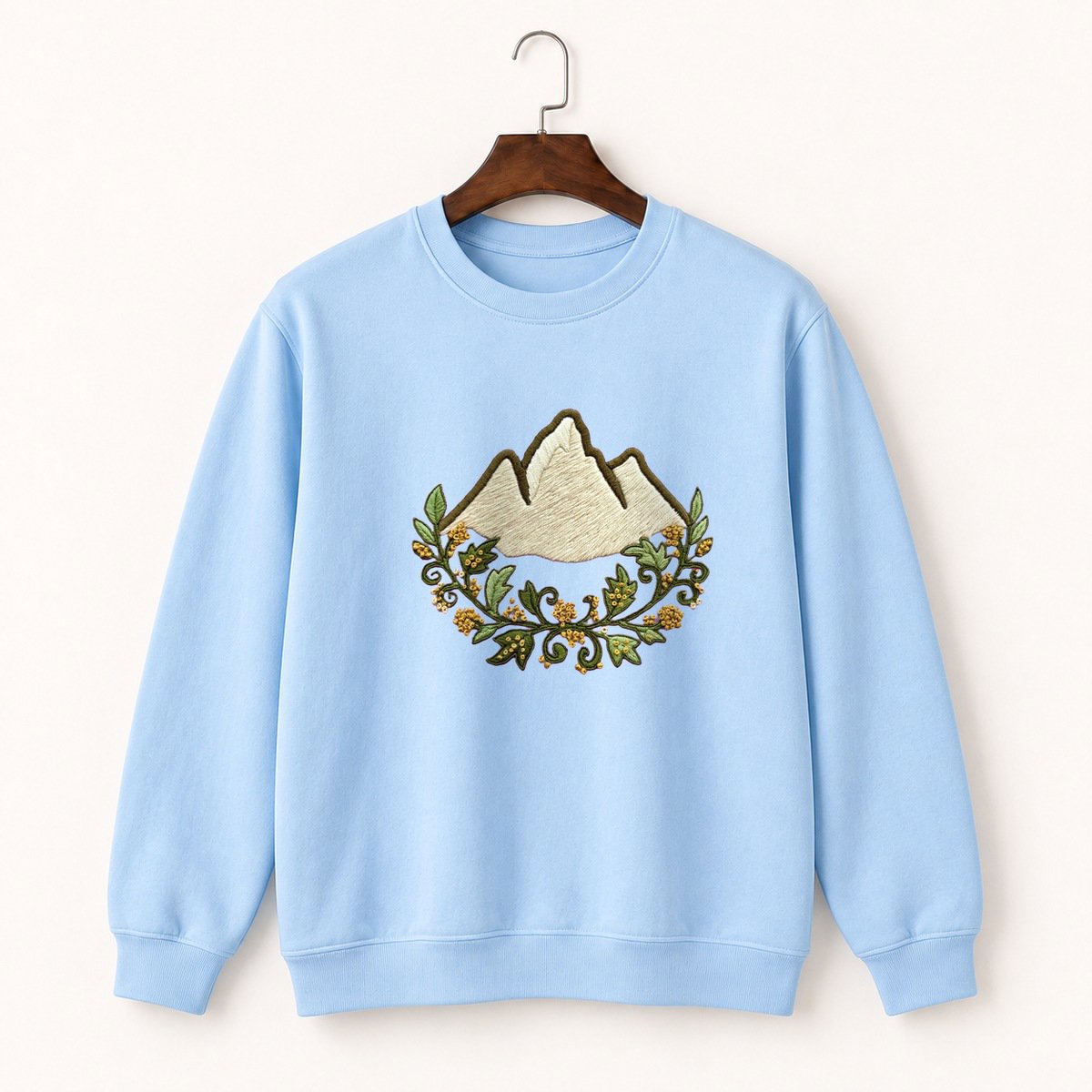 Grand Teton Mountains Crewneck Sweatshirt 1