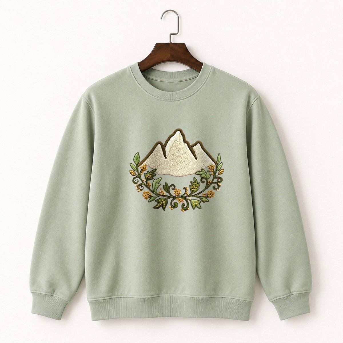 Grand Teton Mountains Crewneck Sweatshirt 2