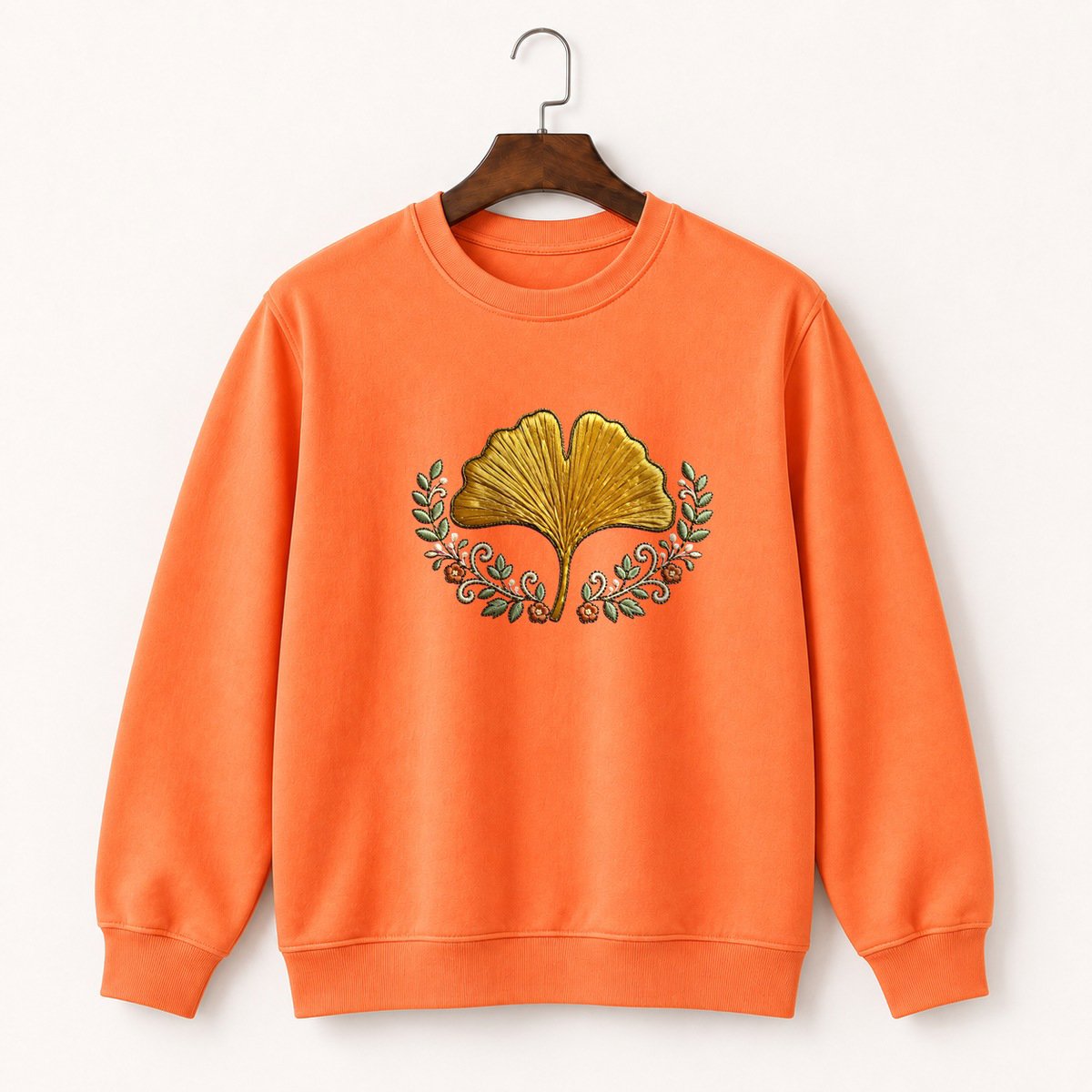 Ginkgo Leaf Crewneck Sweatshirt 3