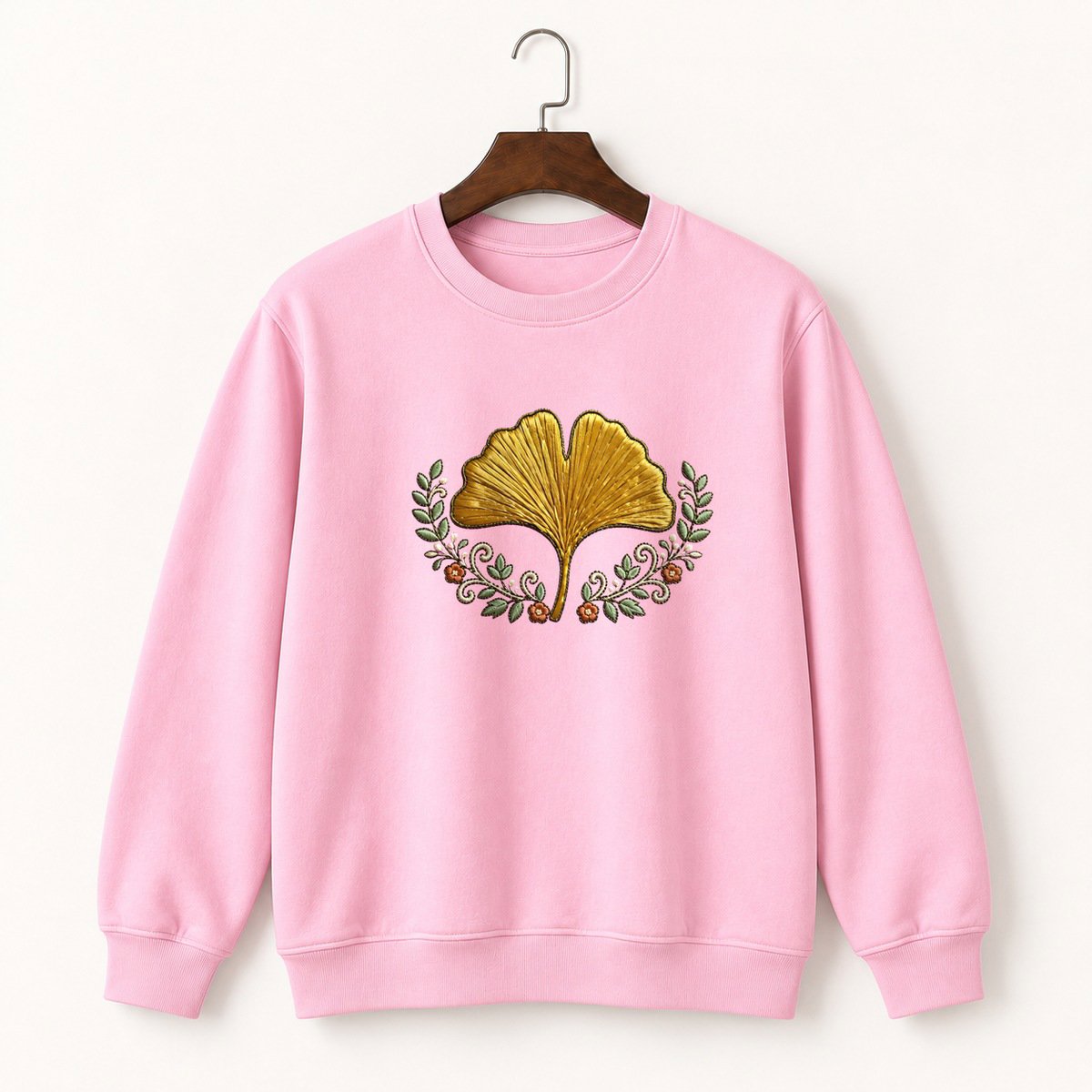 Ginkgo Leaf Crewneck Sweatshirt 4