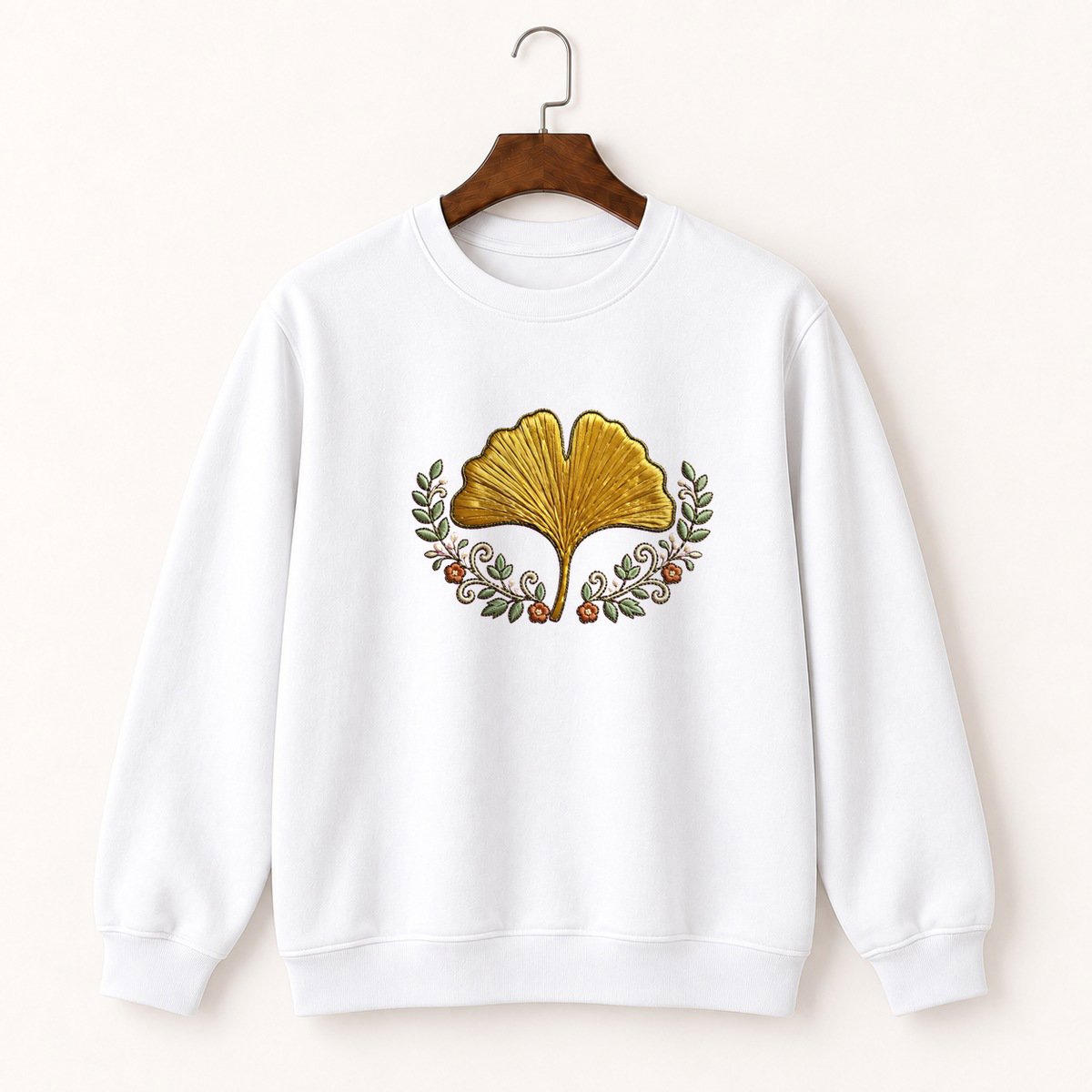 Ginkgo Leaf Crewneck Sweatshirt 5