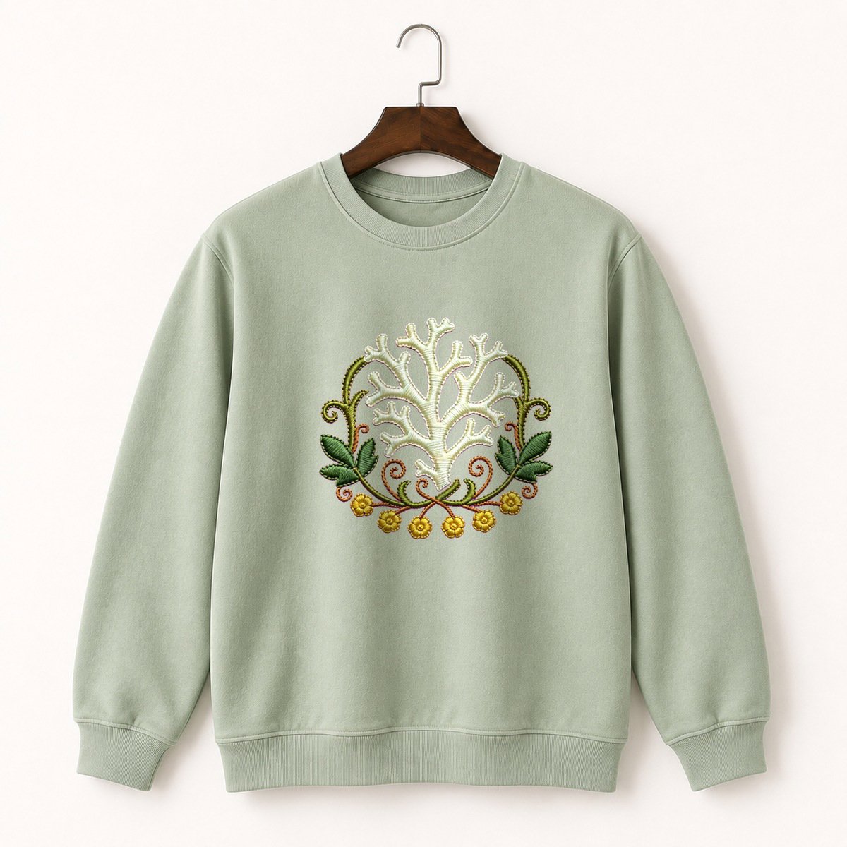 Woodland Lichen Crewneck Sweatshirt 2