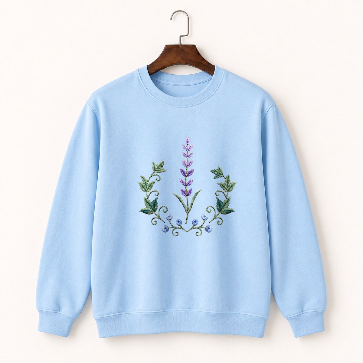 Lavender Crewneck Sweatshirt 1