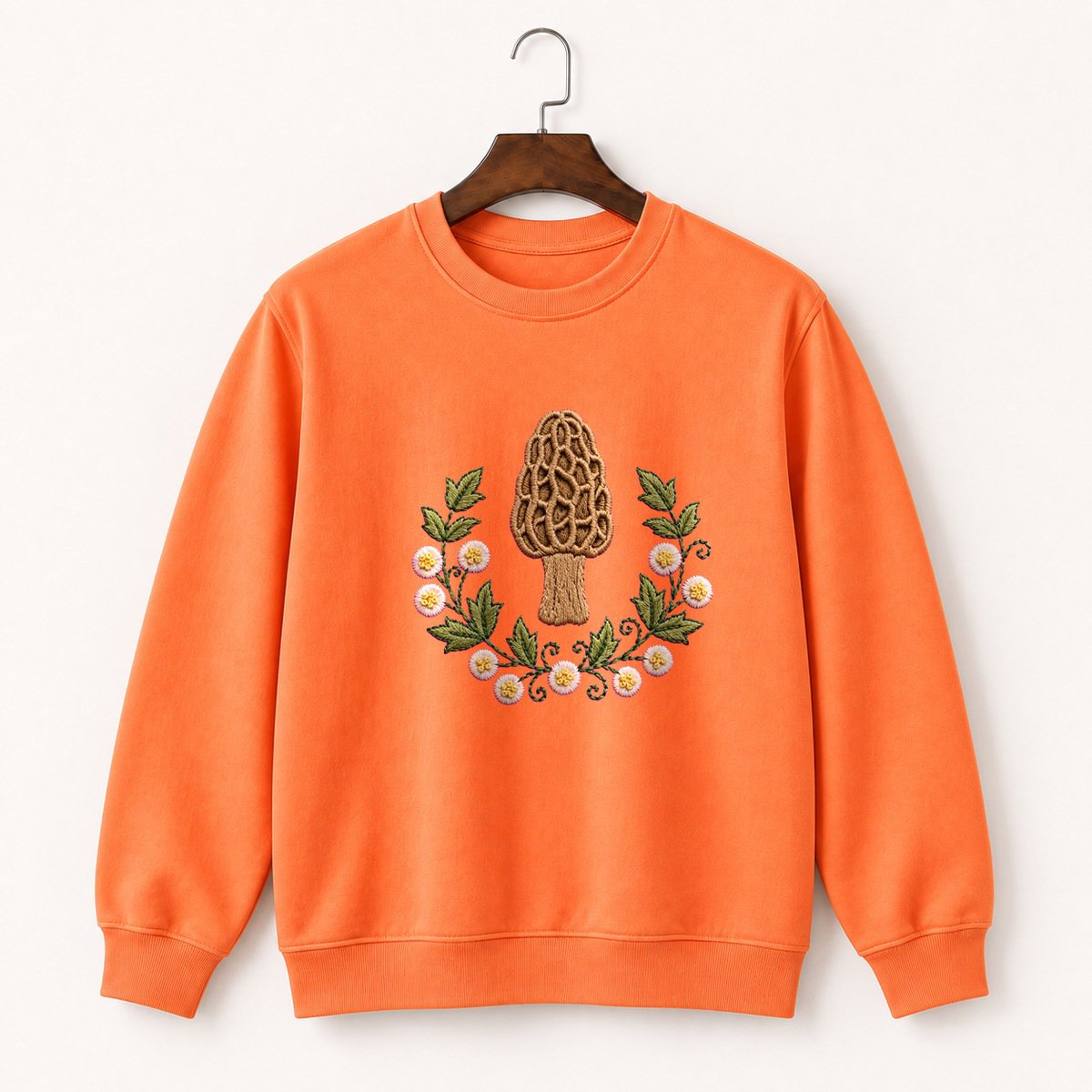 Morel Mushroom Crewneck Sweatshirt 3